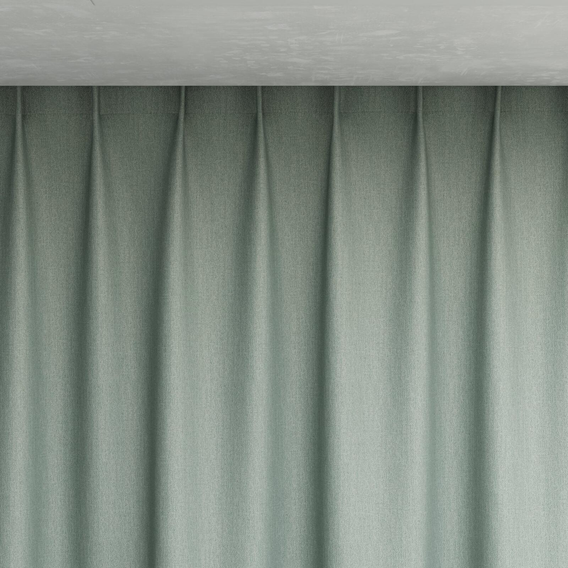 Top view of Re-New Jade, pinch pleat