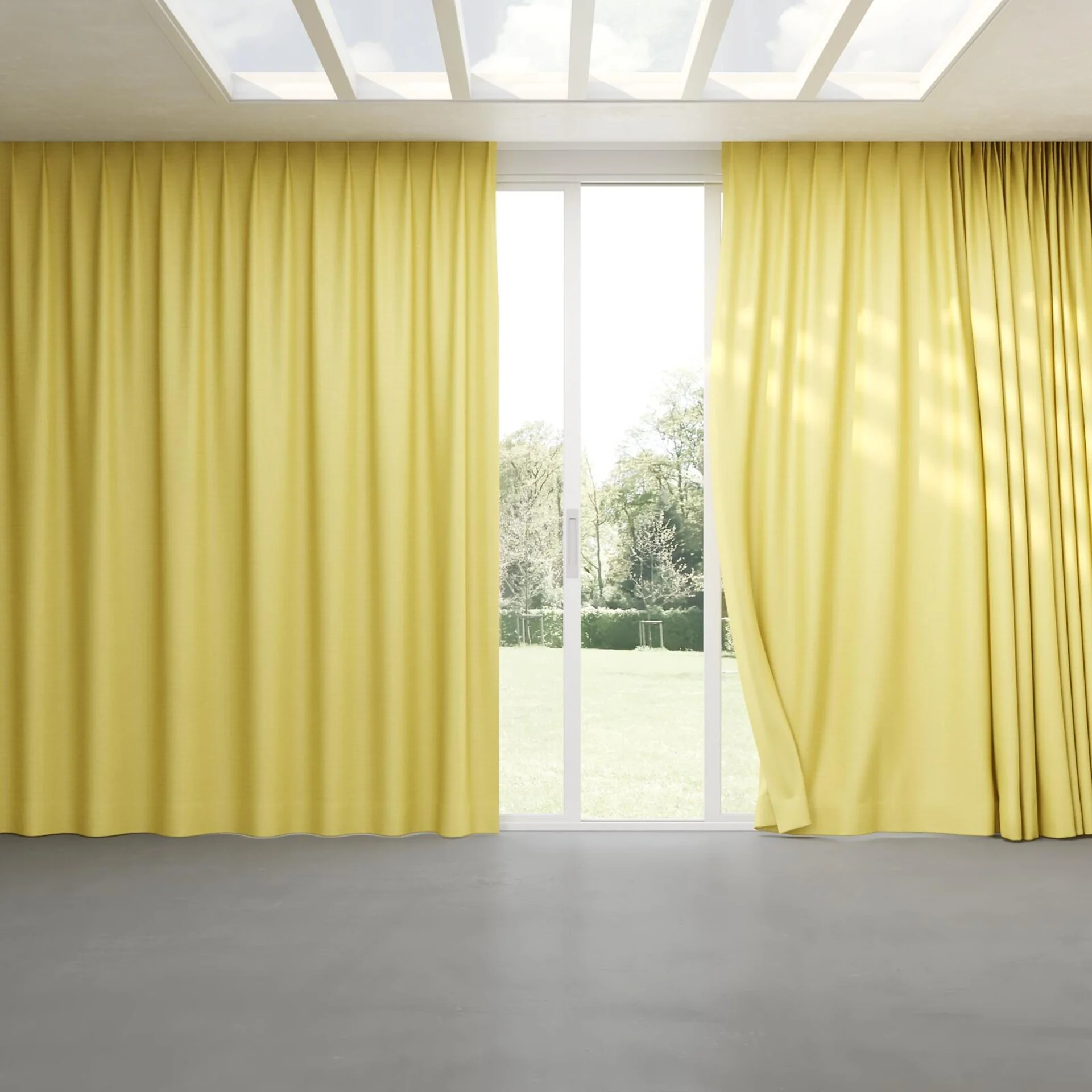 Full view of Linex Pineapple, pinch pleat