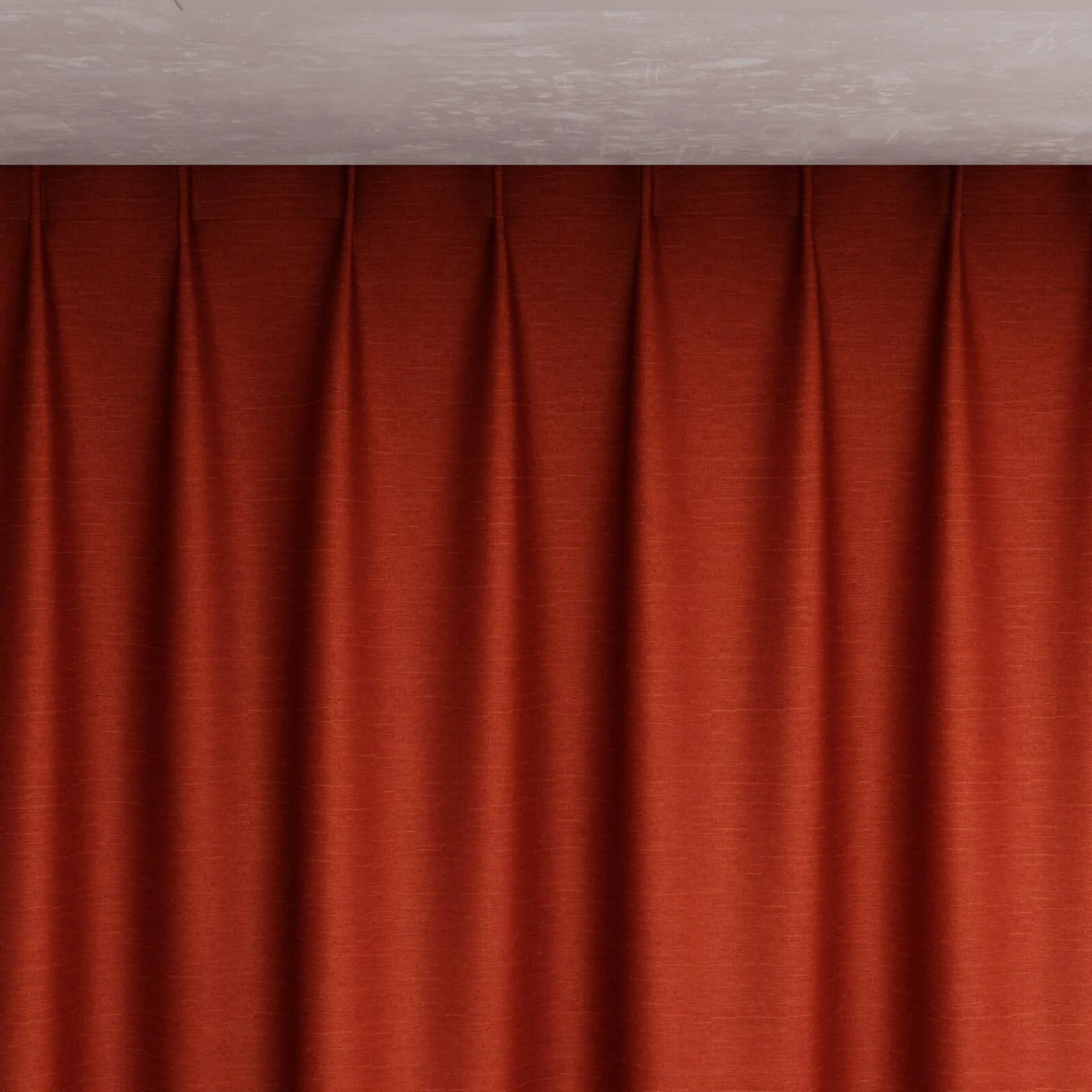 Top view of Provence Terra, pinch pleat