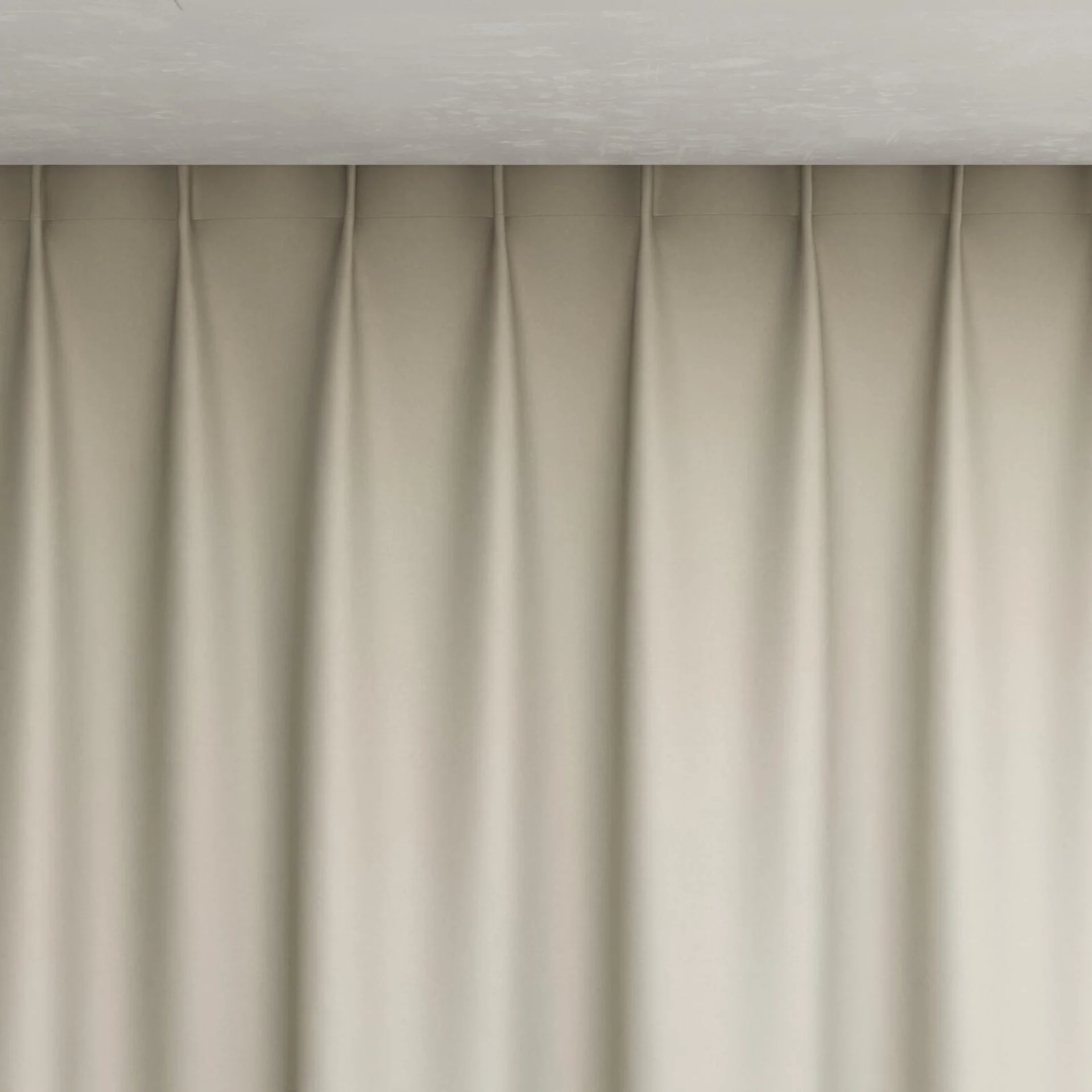 Top view of Re-Vive Beige, pinch pleat
