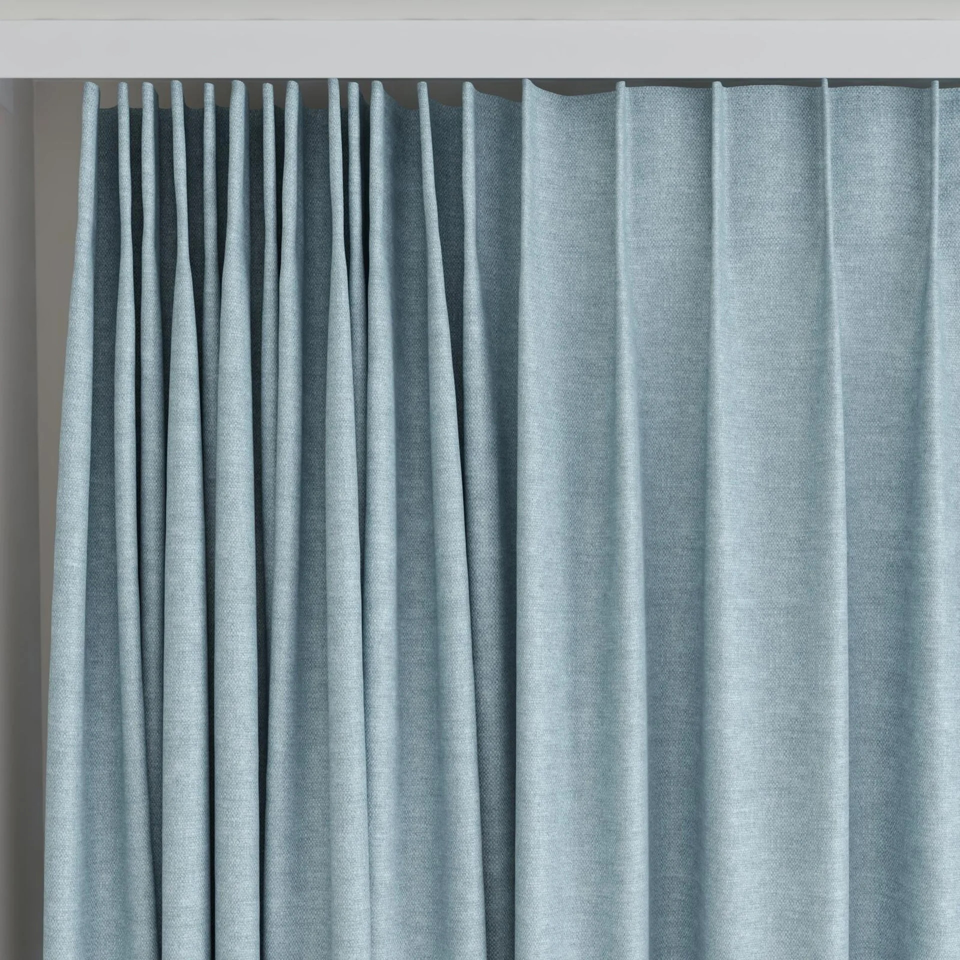 Top view of Colourwash Pool, on curtain rail