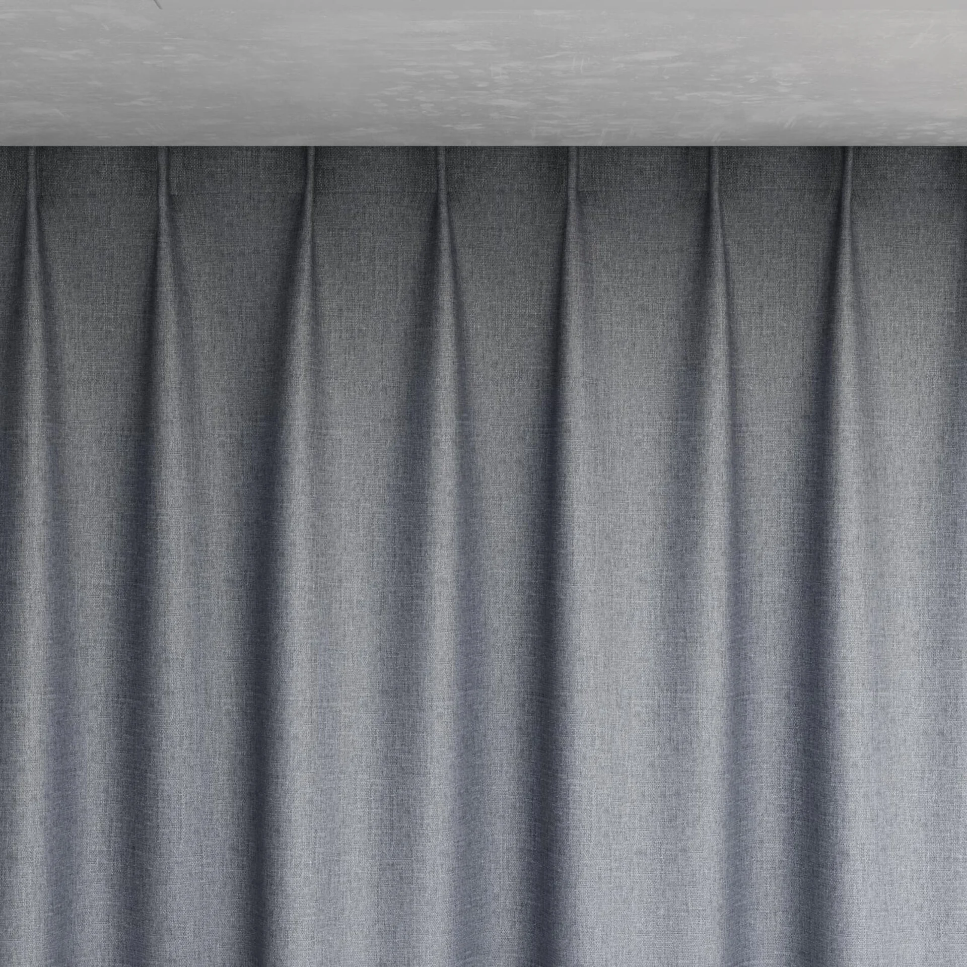 Top view of Tonga Aluminium, pinch pleat