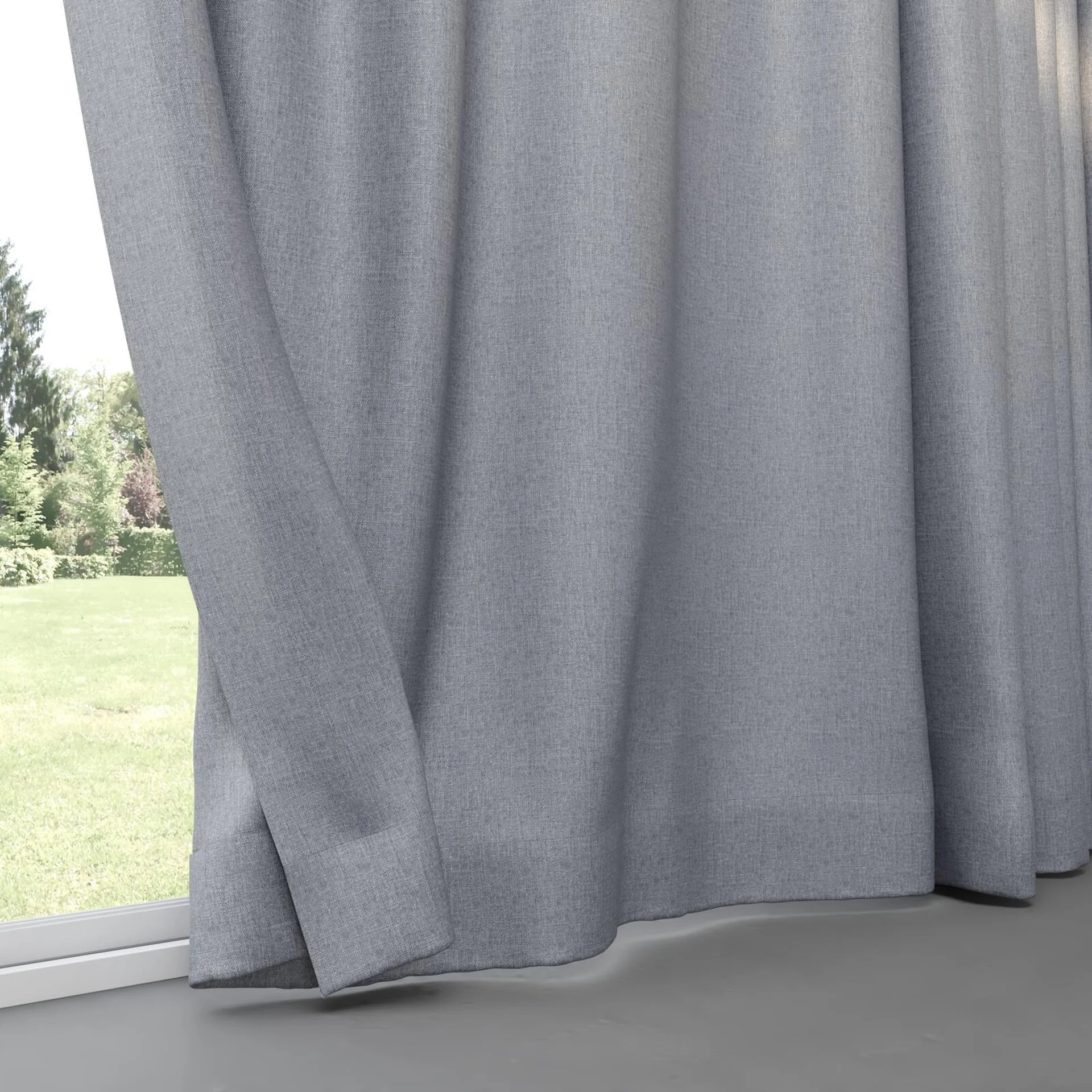 Bottom view of Tonga Aluminium, pinch pleat