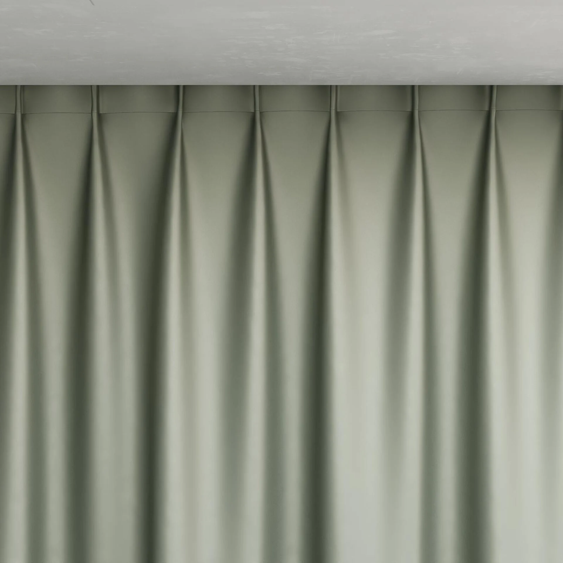 Top view of Sleek Mineral, pinch pleat