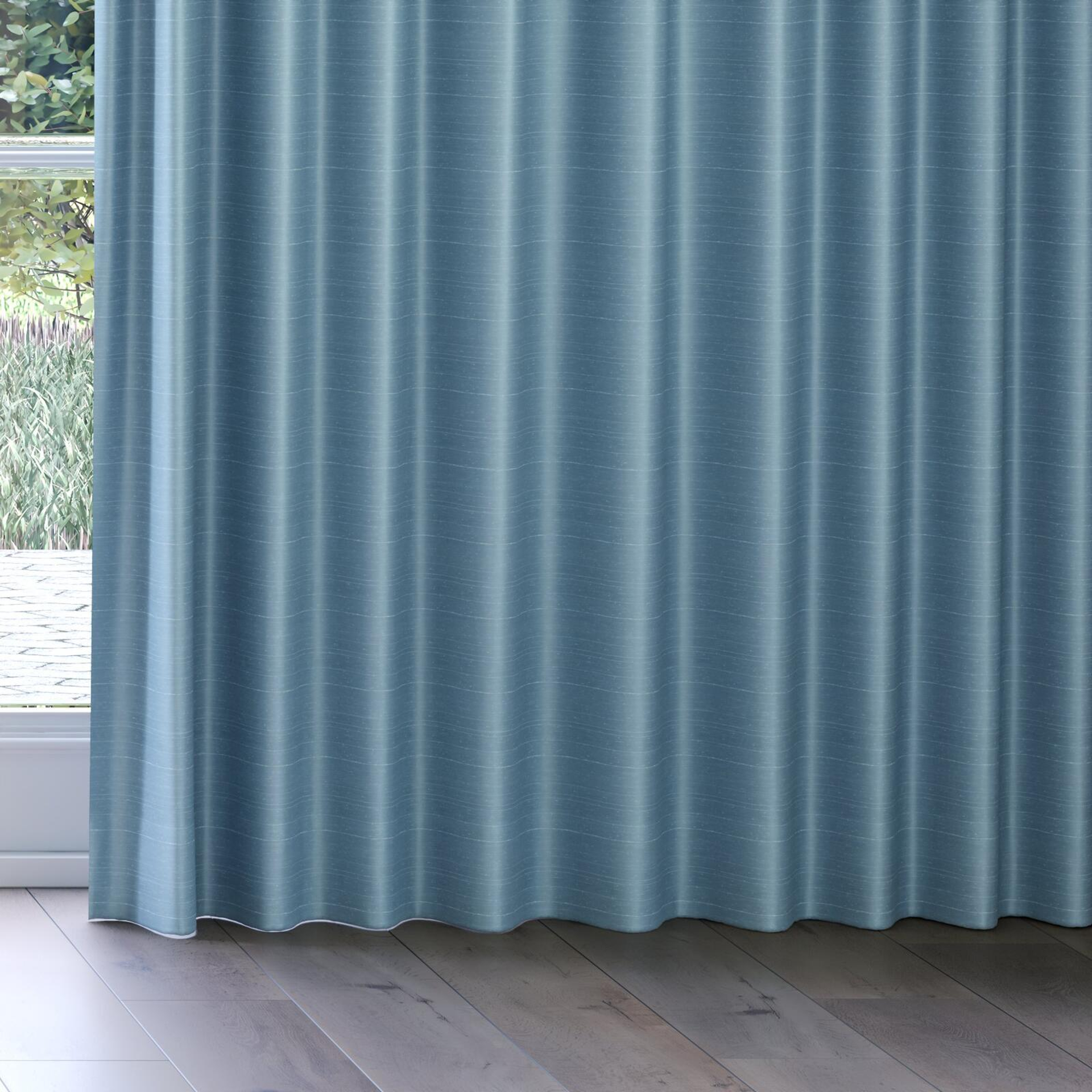 Bottom view of Silky Spa, on curtain rail