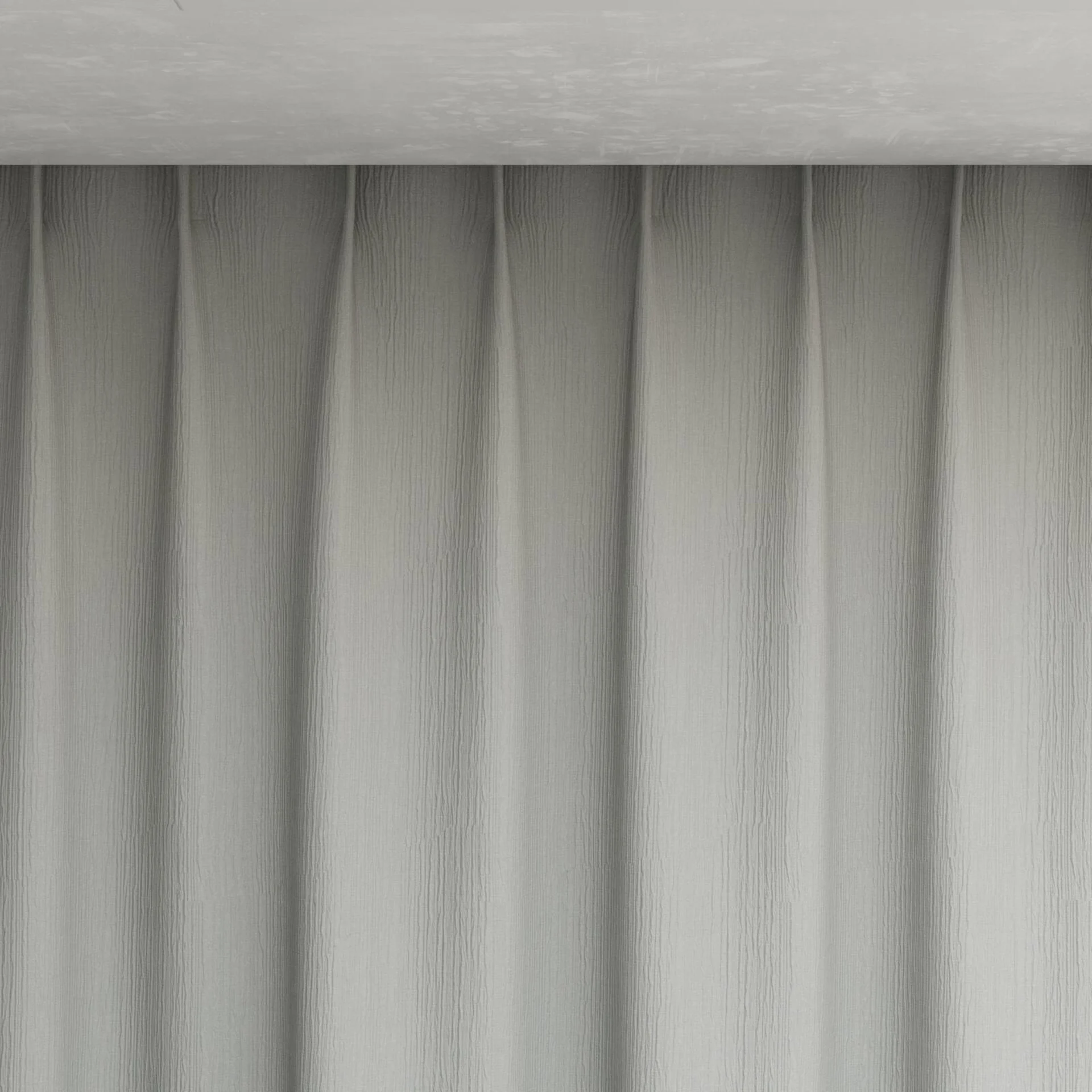 Top view of Northstar Silver, pinch pleat