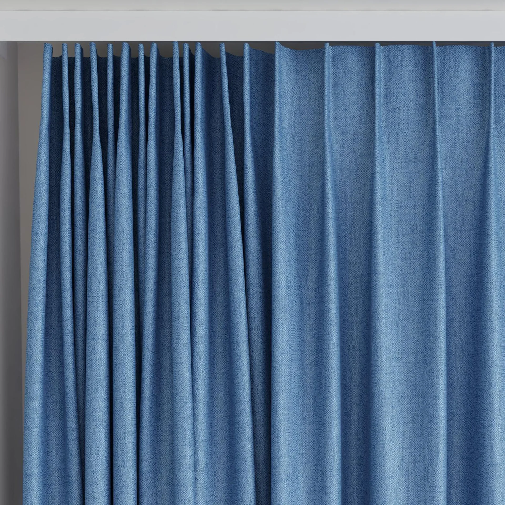 Top view of Celestial River, on curtain rail