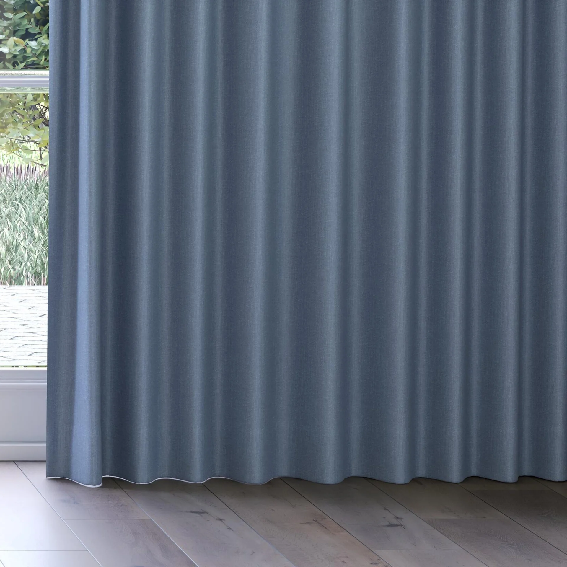 Bottom view of Excel Horizon, on curtain rail