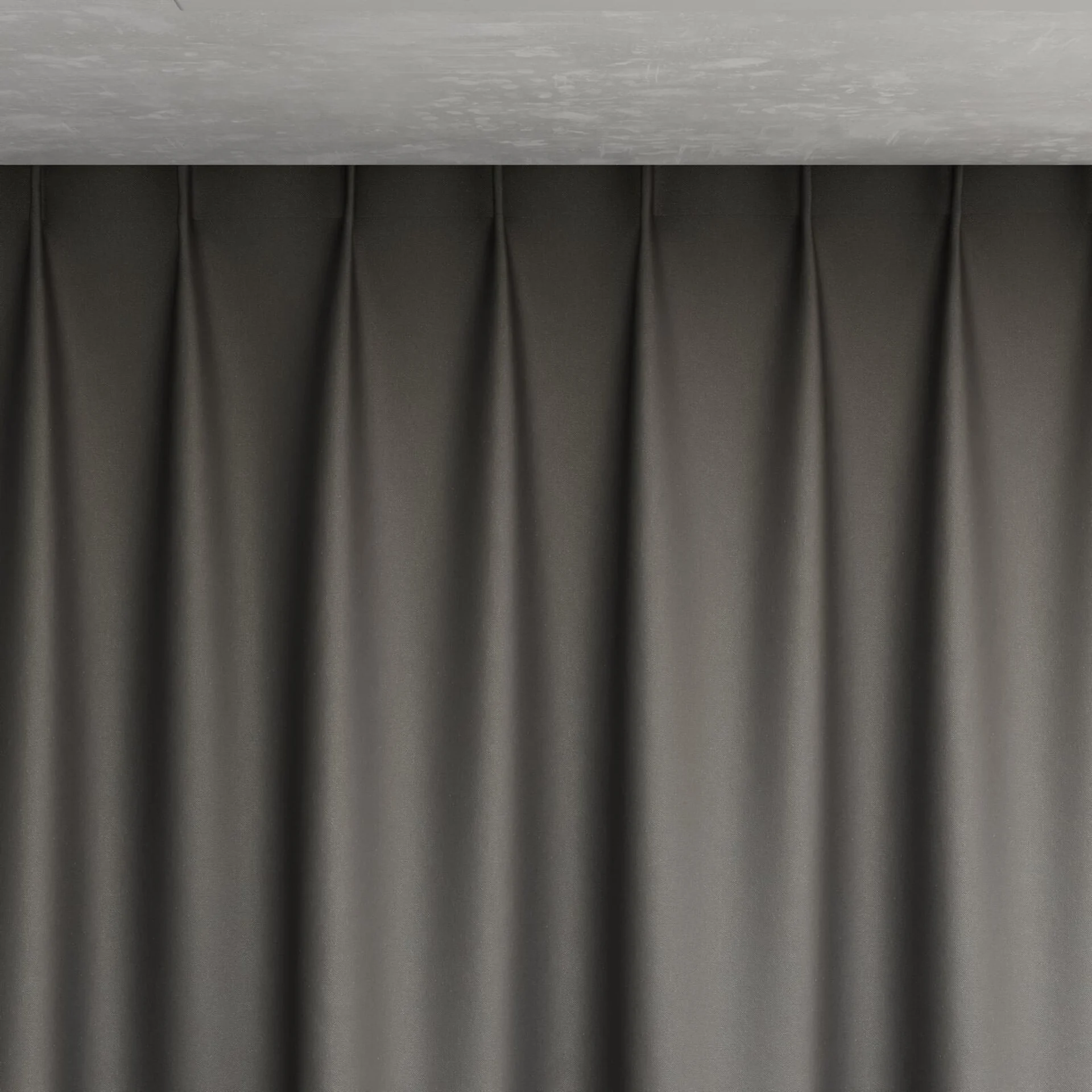 Top view of Heron Storm, pinch pleat