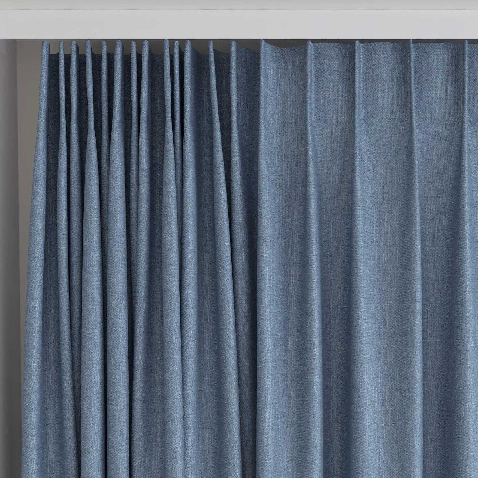 Top view of Excel Horizon, on curtain rail