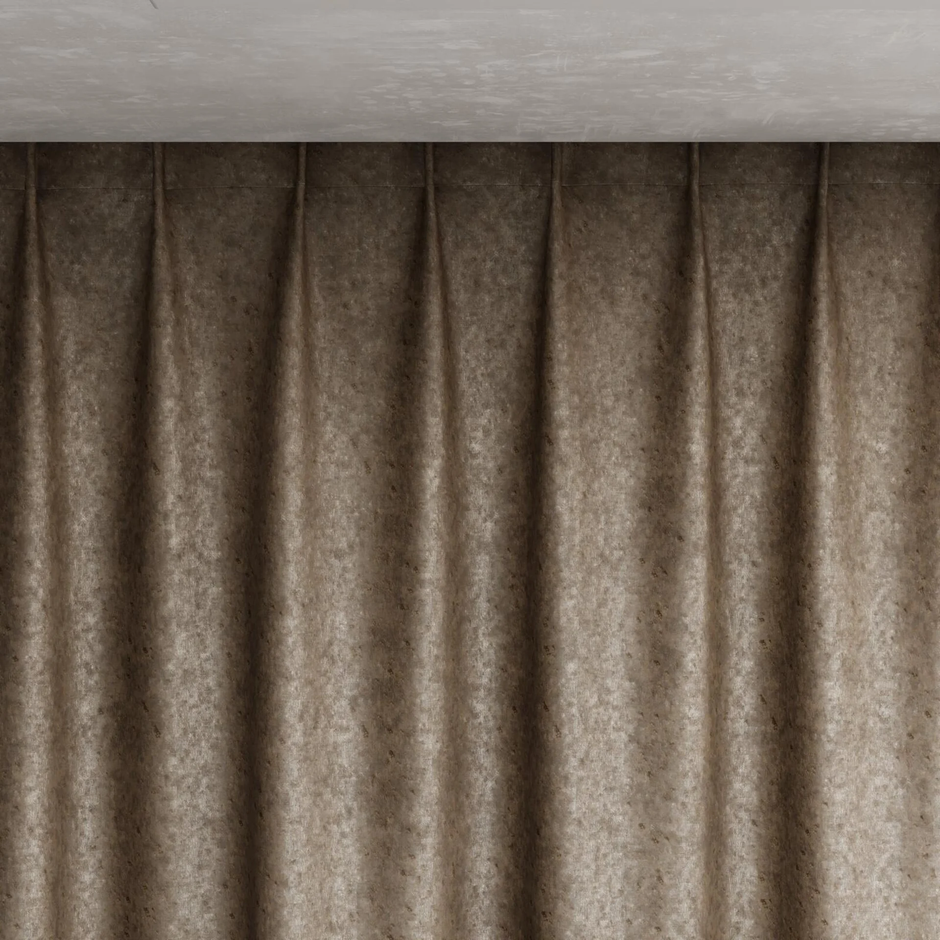 Top view of Opera Fresco, pinch pleat