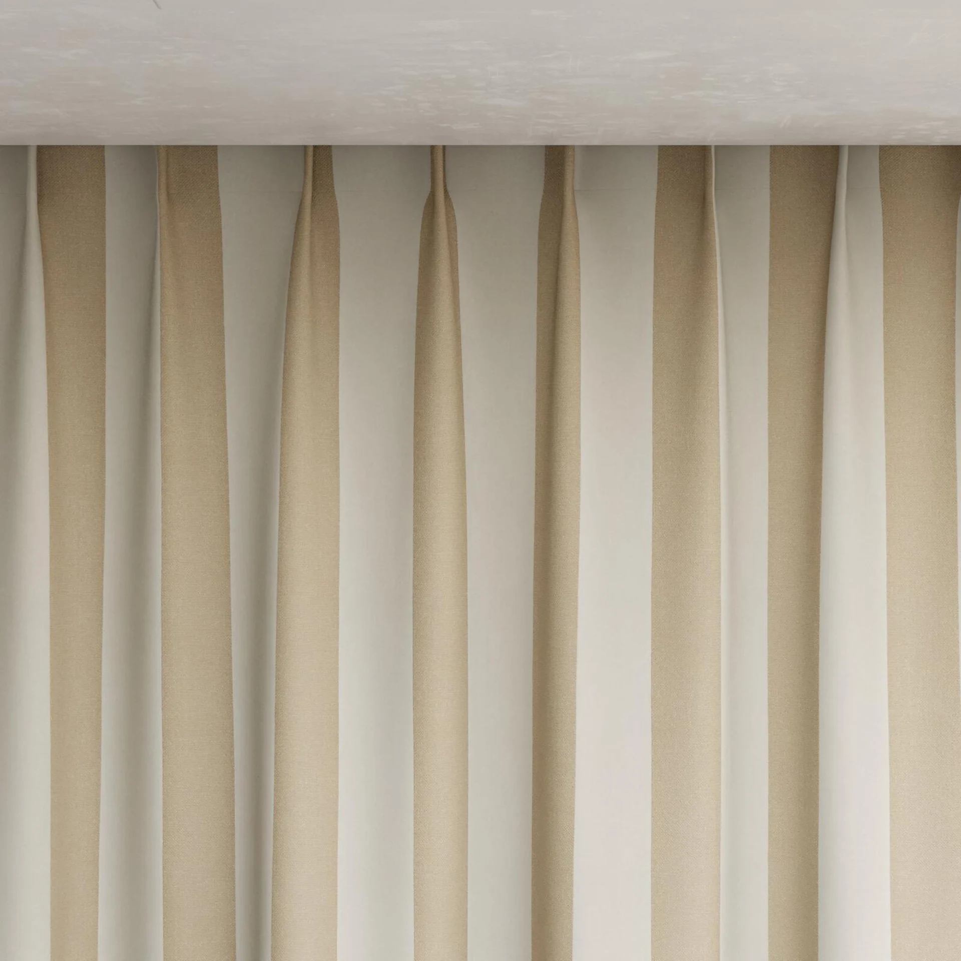 Top view of Nexus Dune, pinch pleat