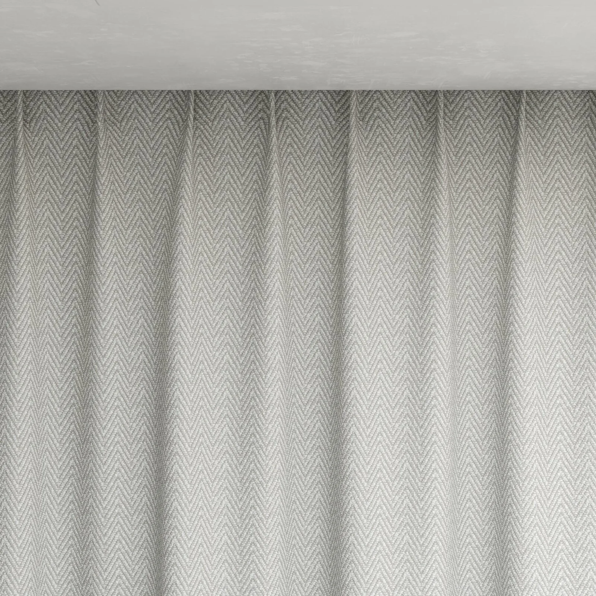 Top view of Saiph Concrete, pinch pleat