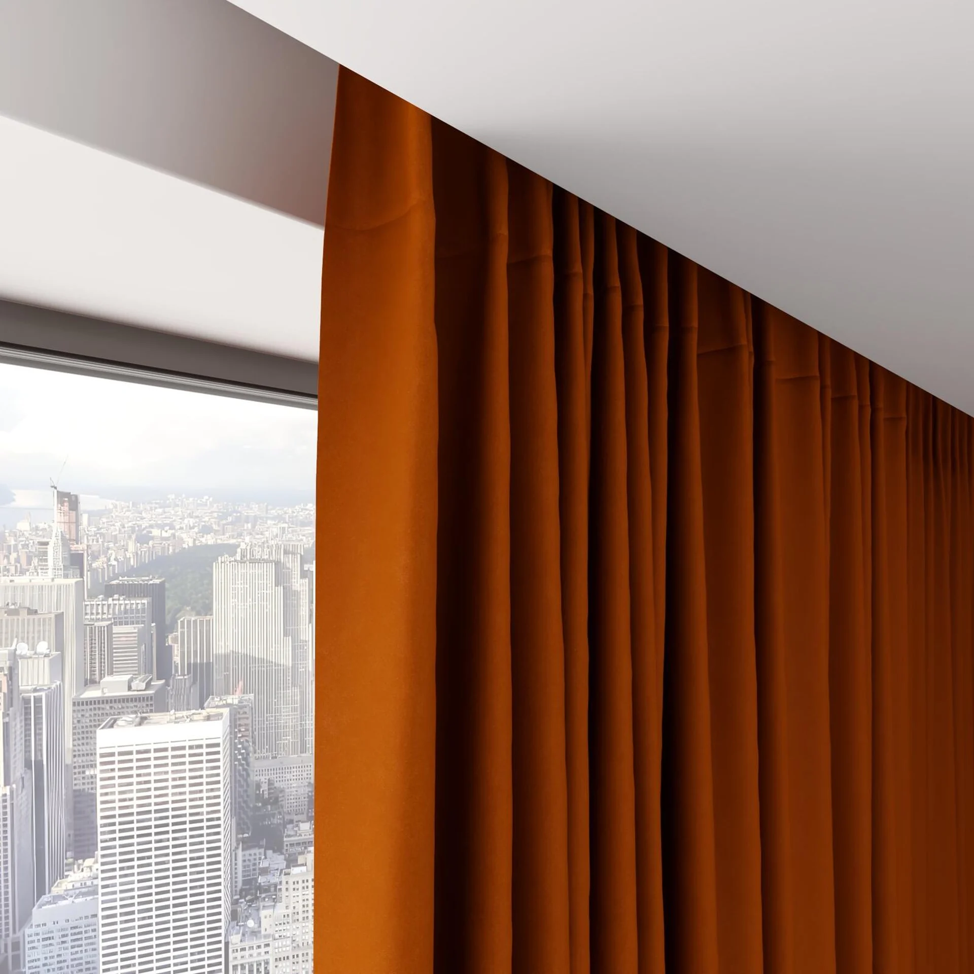 Top view of Vela Clementine, on hidden rail