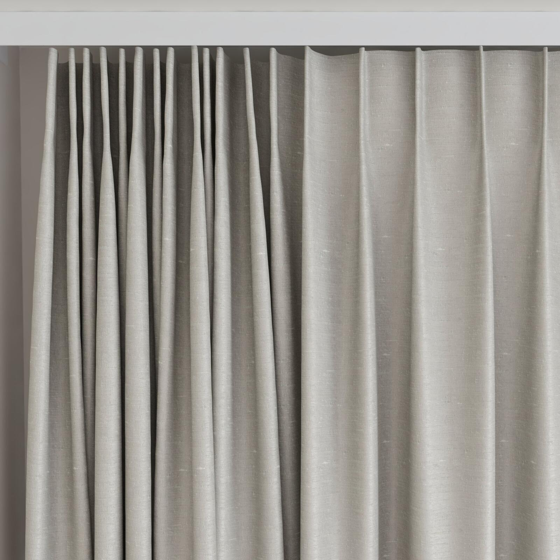 Top view of Silk Road Electric, on curtain rail