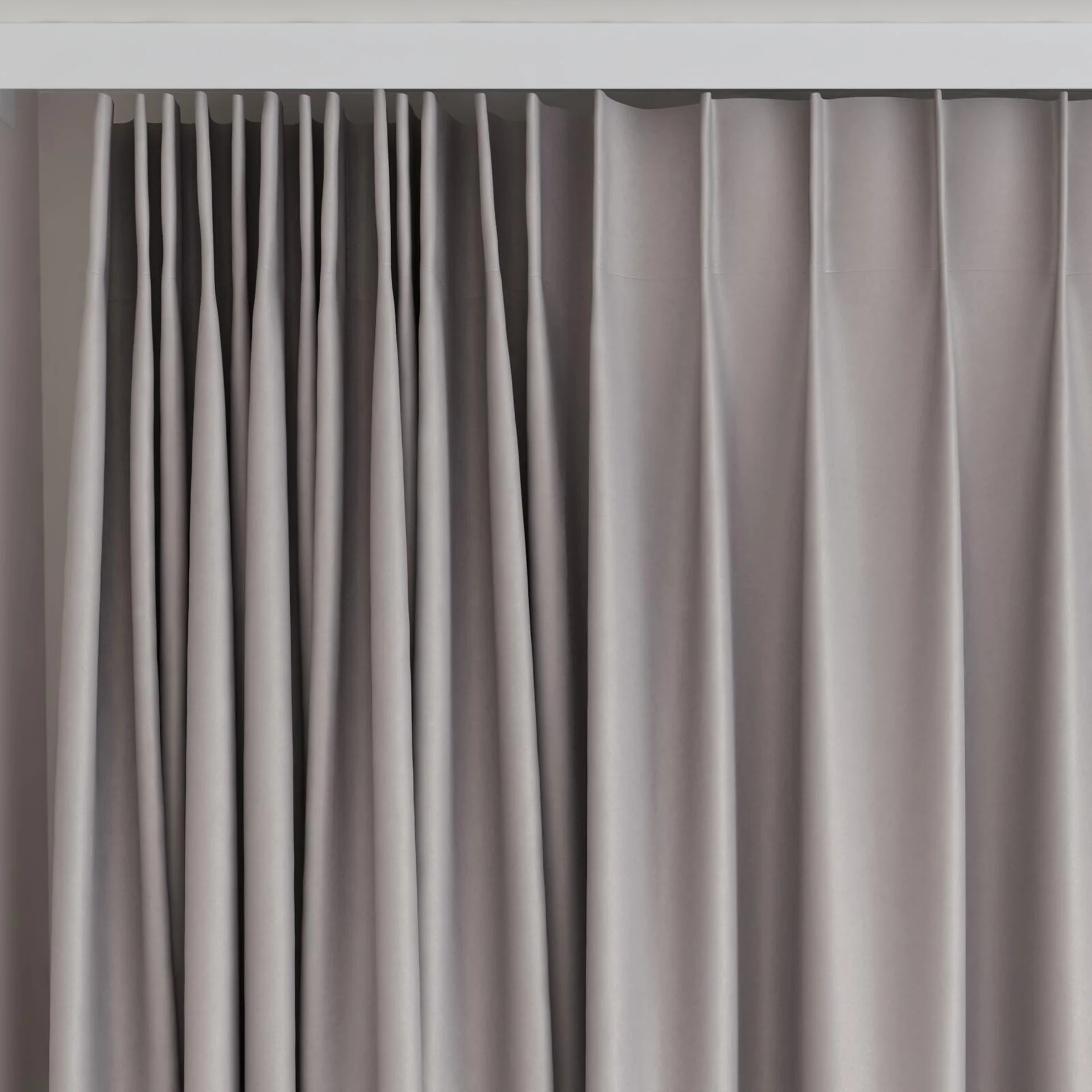 Top view of Re-Vive Zinc, on curtain rail