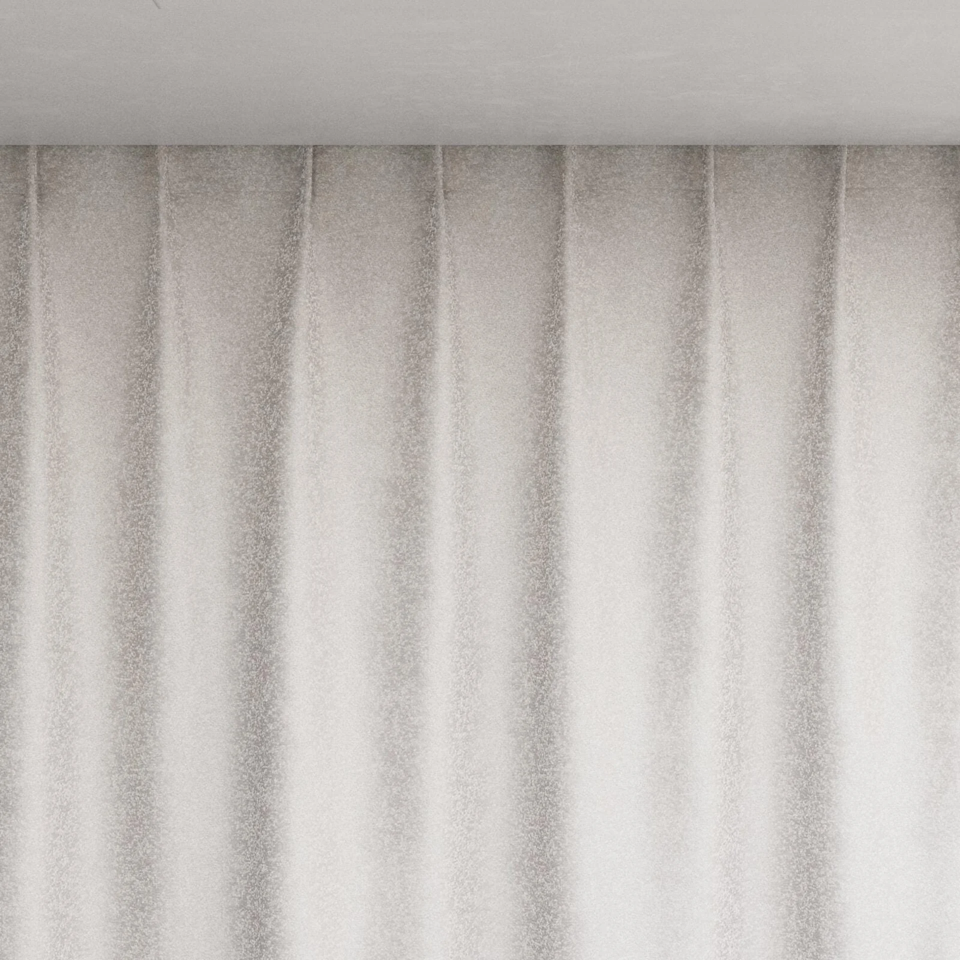 Top view of Brigadier Limestone, pinch pleat