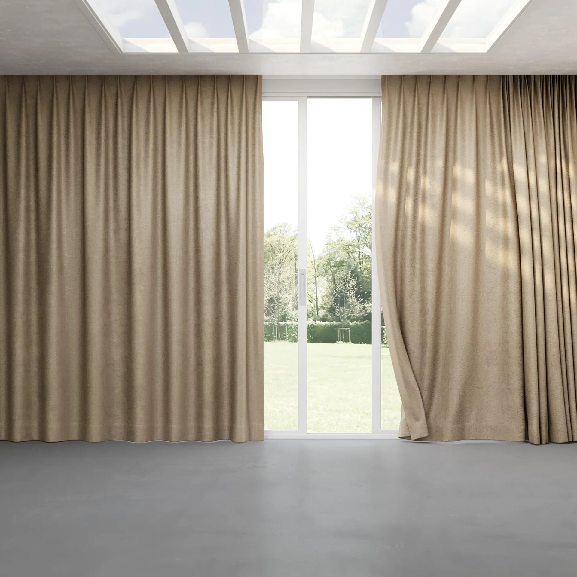 Full view of Hug Fossil, pinch pleat