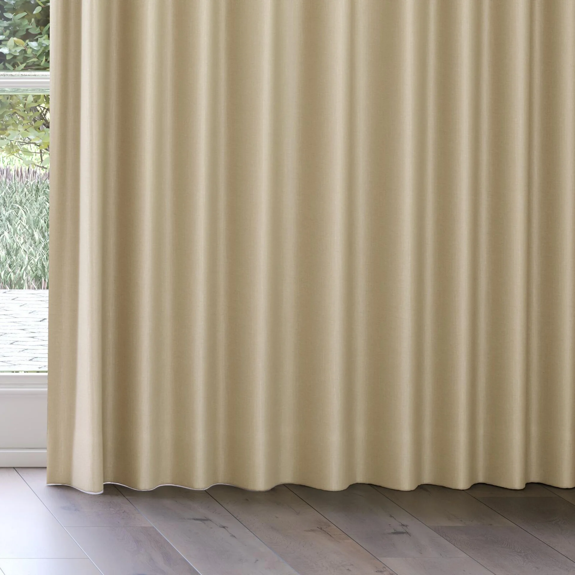 Bottom view of Bavaria Seagrass, on curtain rail