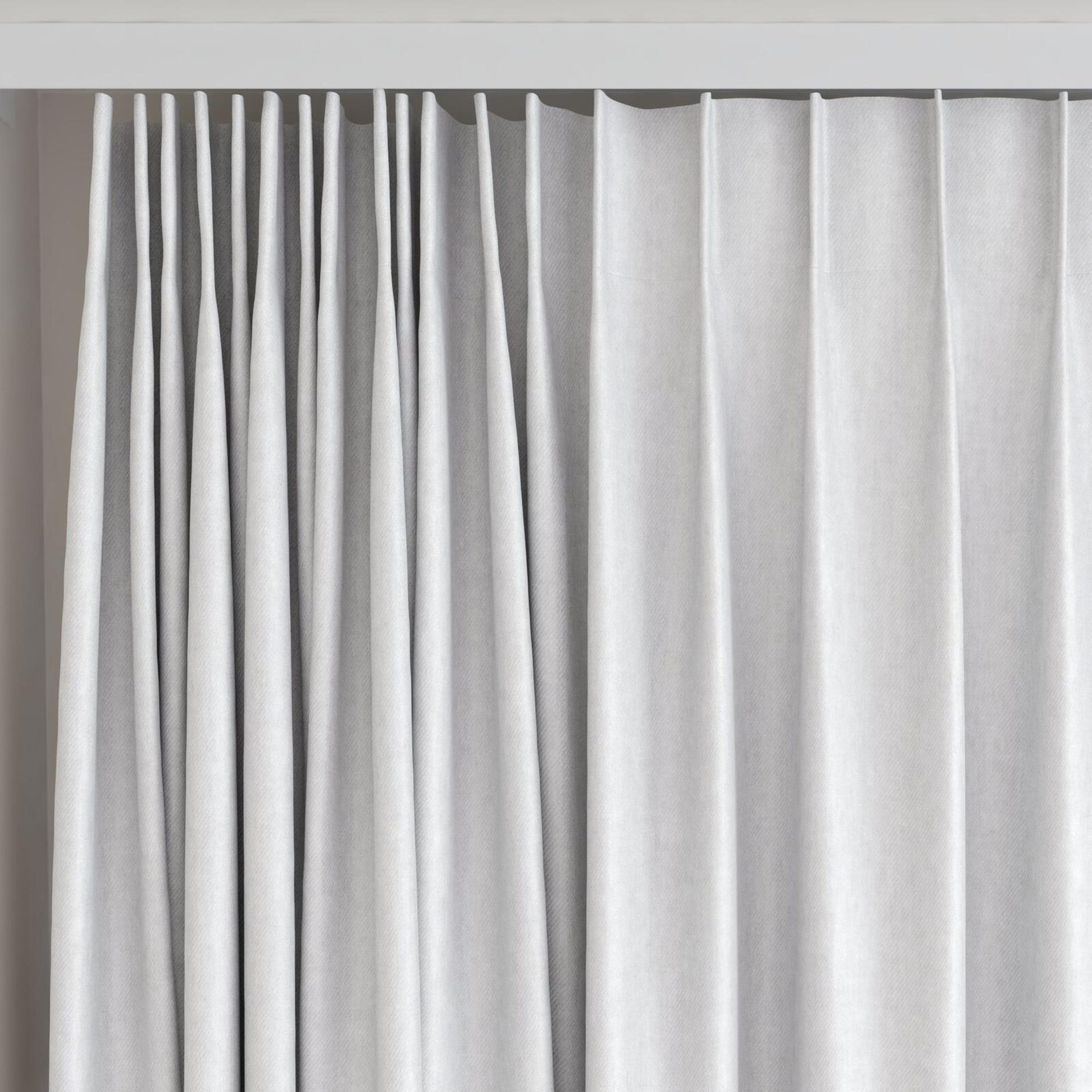 Top view of Fiji Dove, on curtain rail