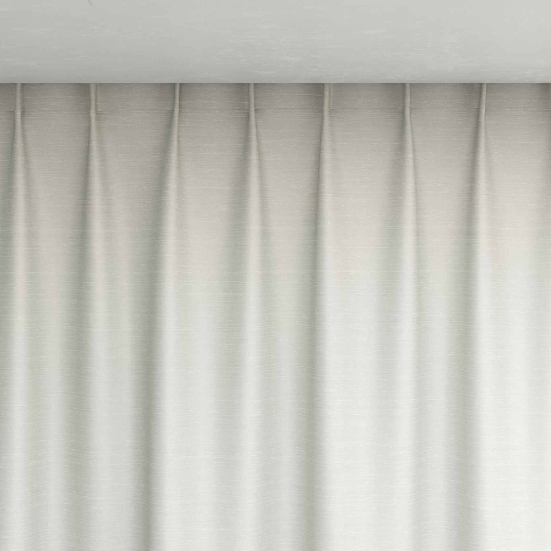 Top view of Silky Magnolia, pinch pleat