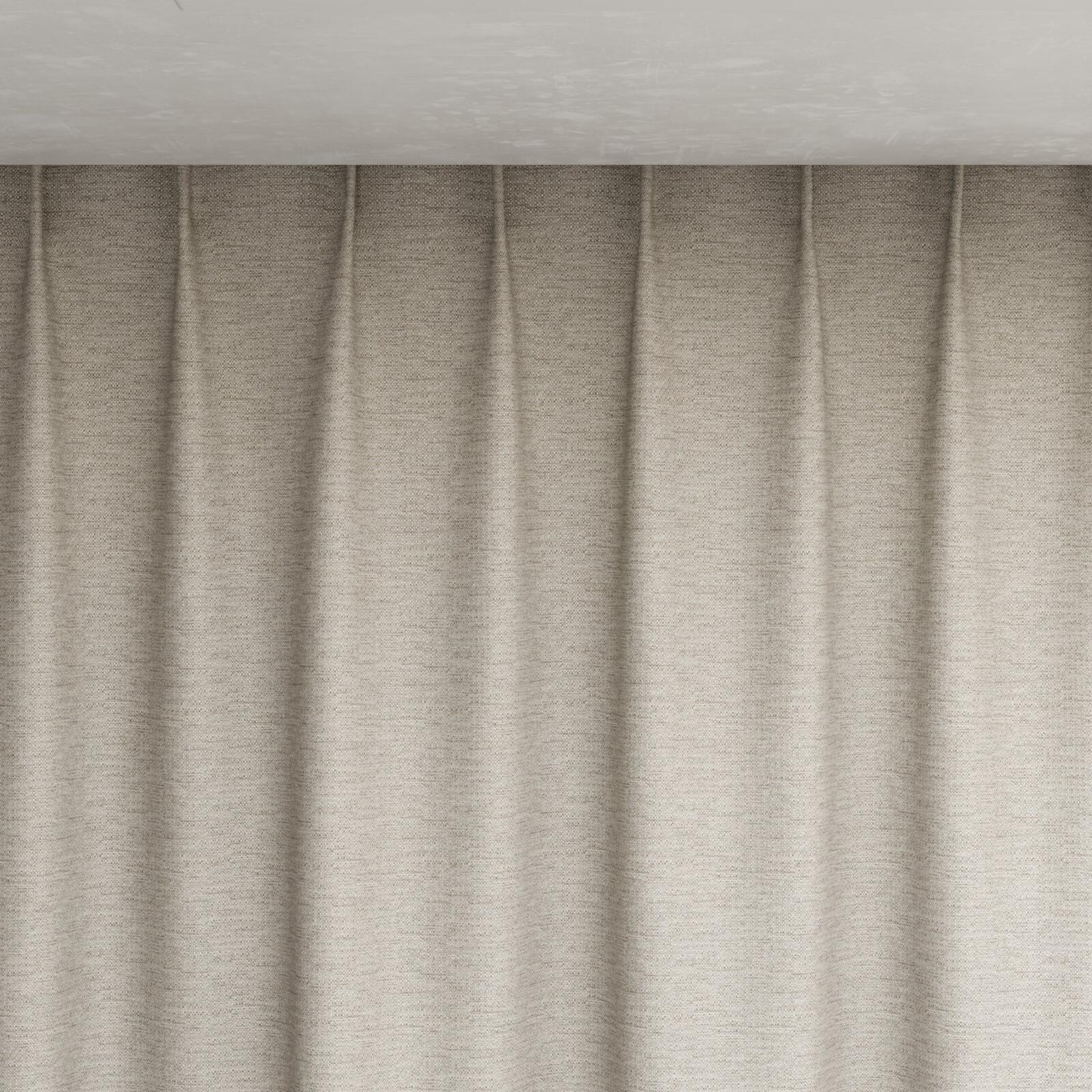 Top view of Bravo Flax, pinch pleat