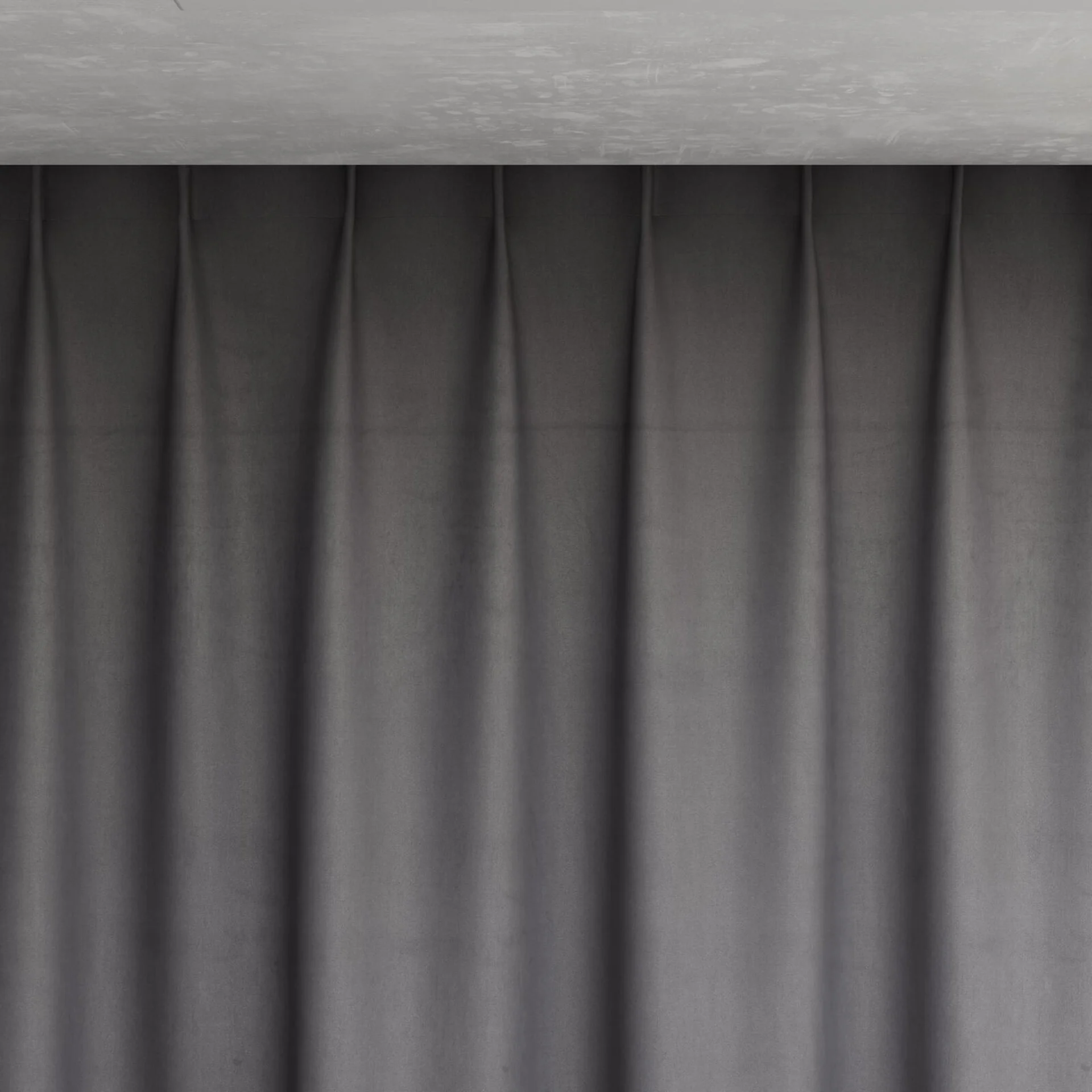 Top view of Warlock Aluminium, pinch pleat