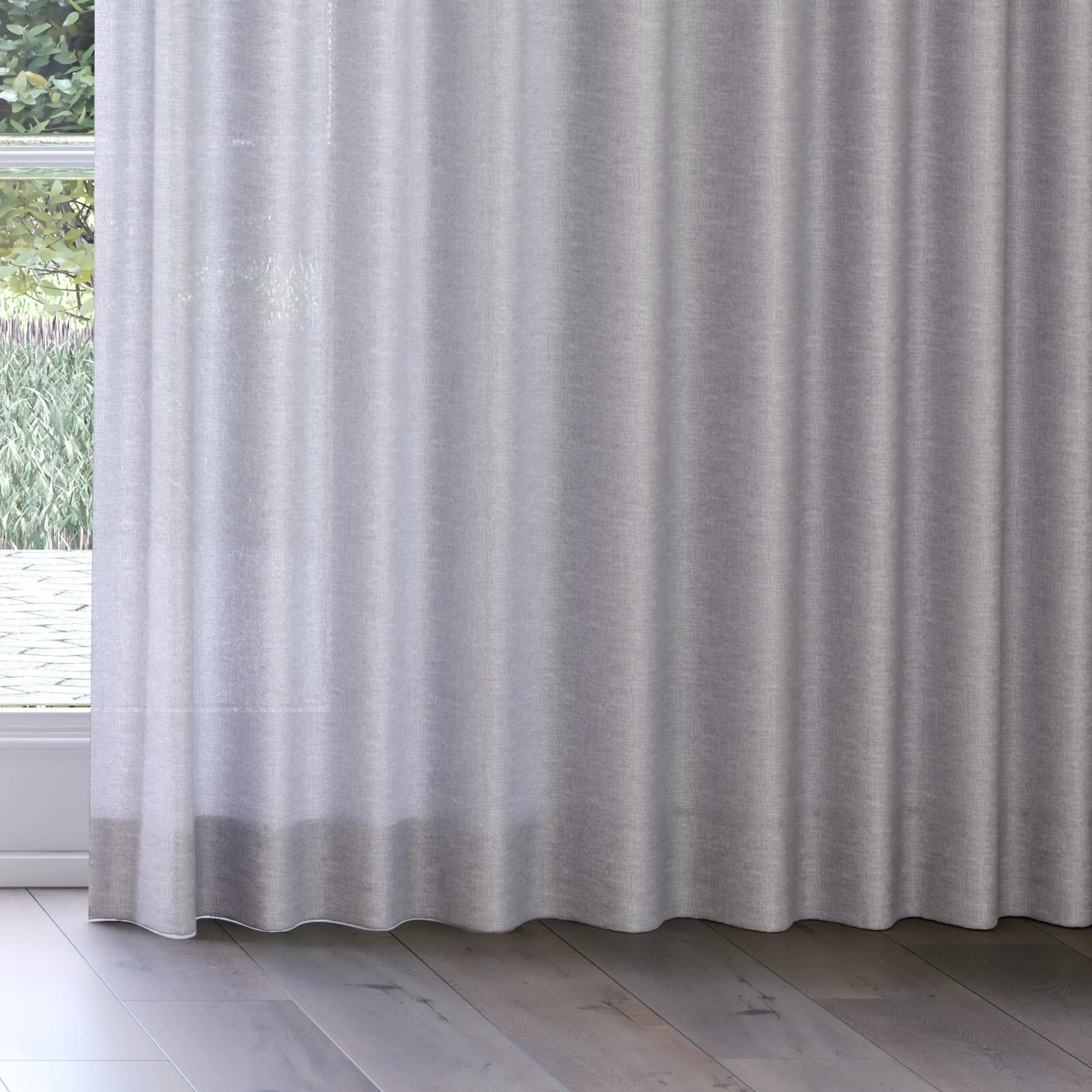 Bottom view of Motion Shark, on curtain rail