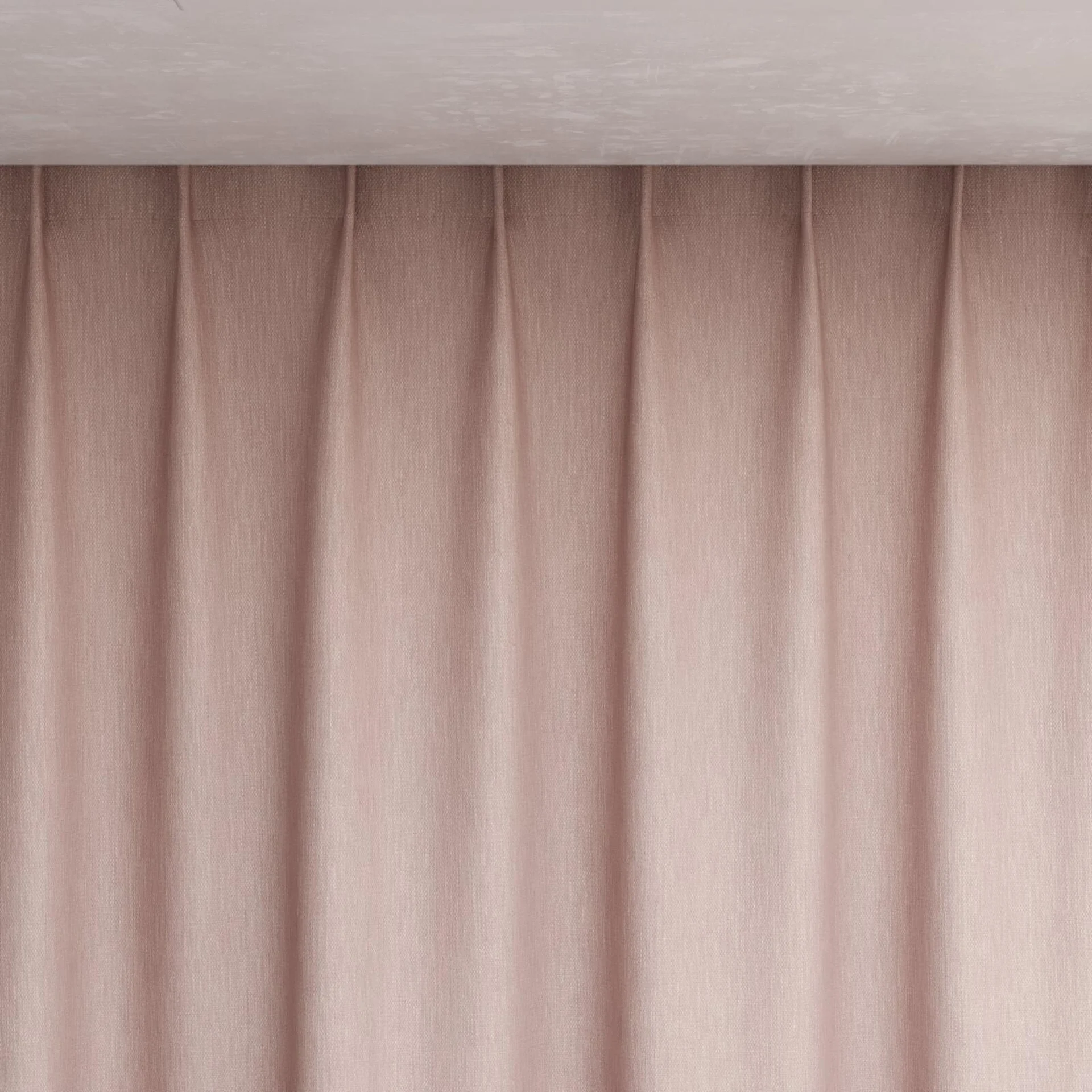 Top view of Cordoba Blossom, pinch pleat