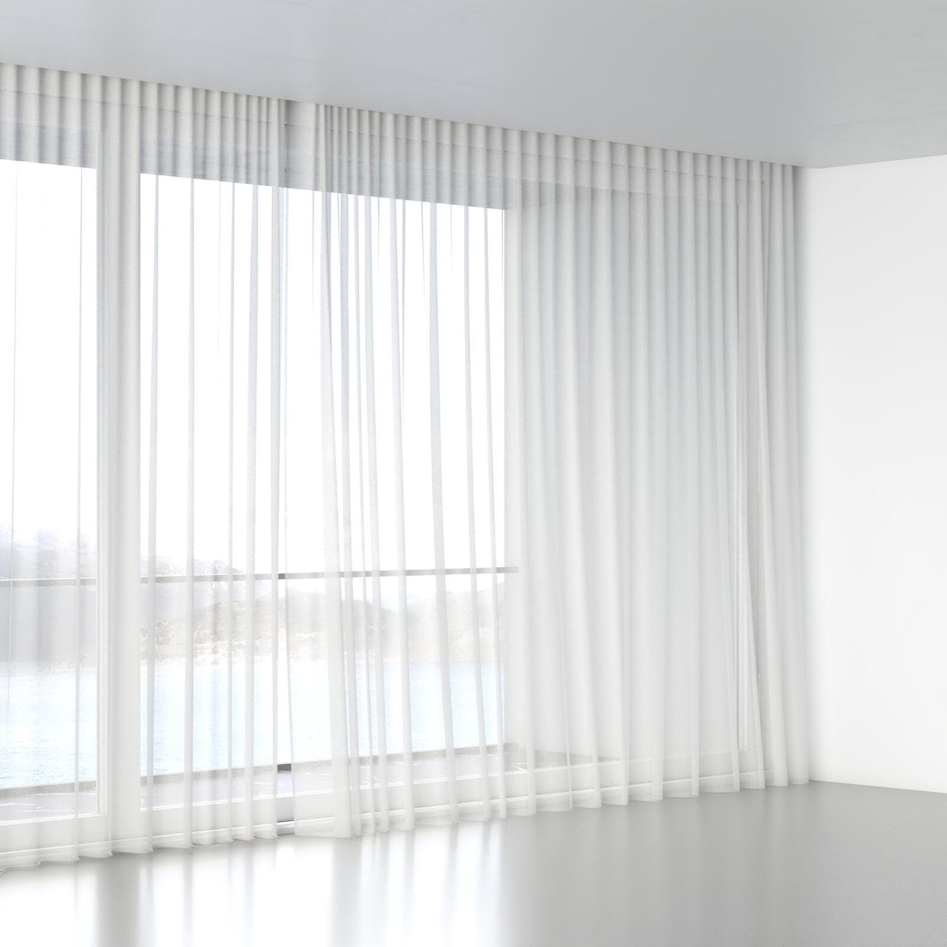 Full view of Wategos Snow, wave pleat