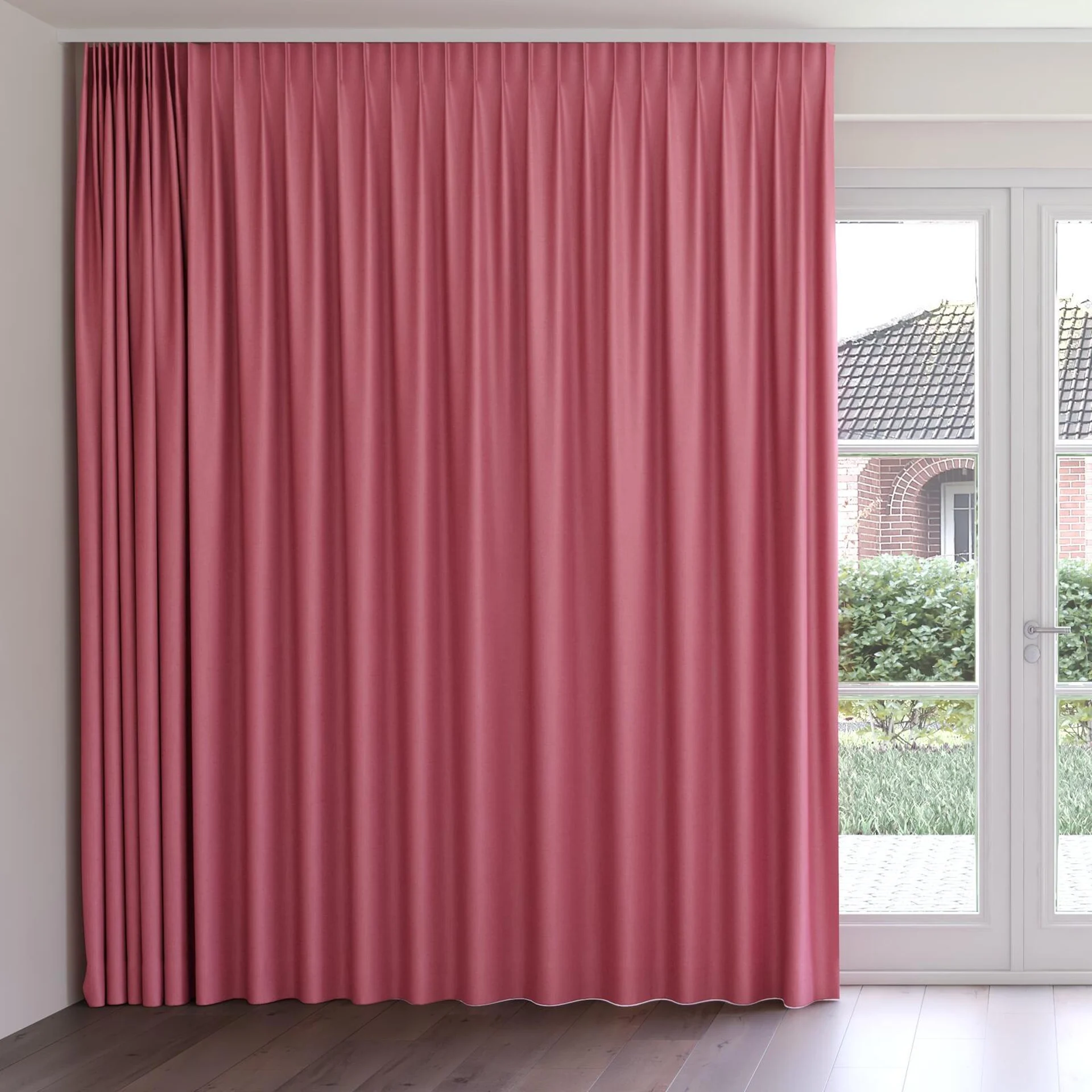 Front view of Grove Lollipop, on curtain rail