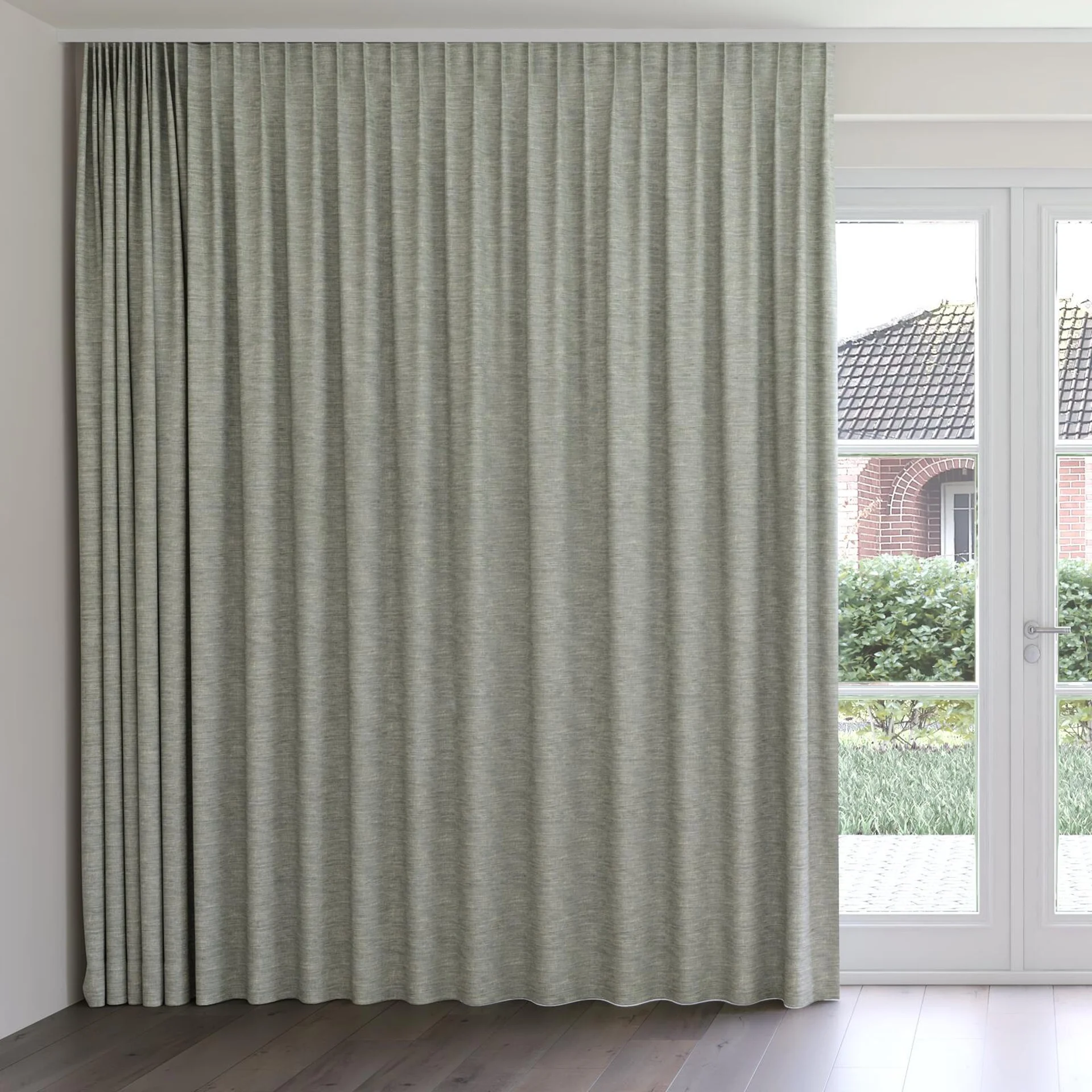Front view of Venus Mineral, on curtain rail