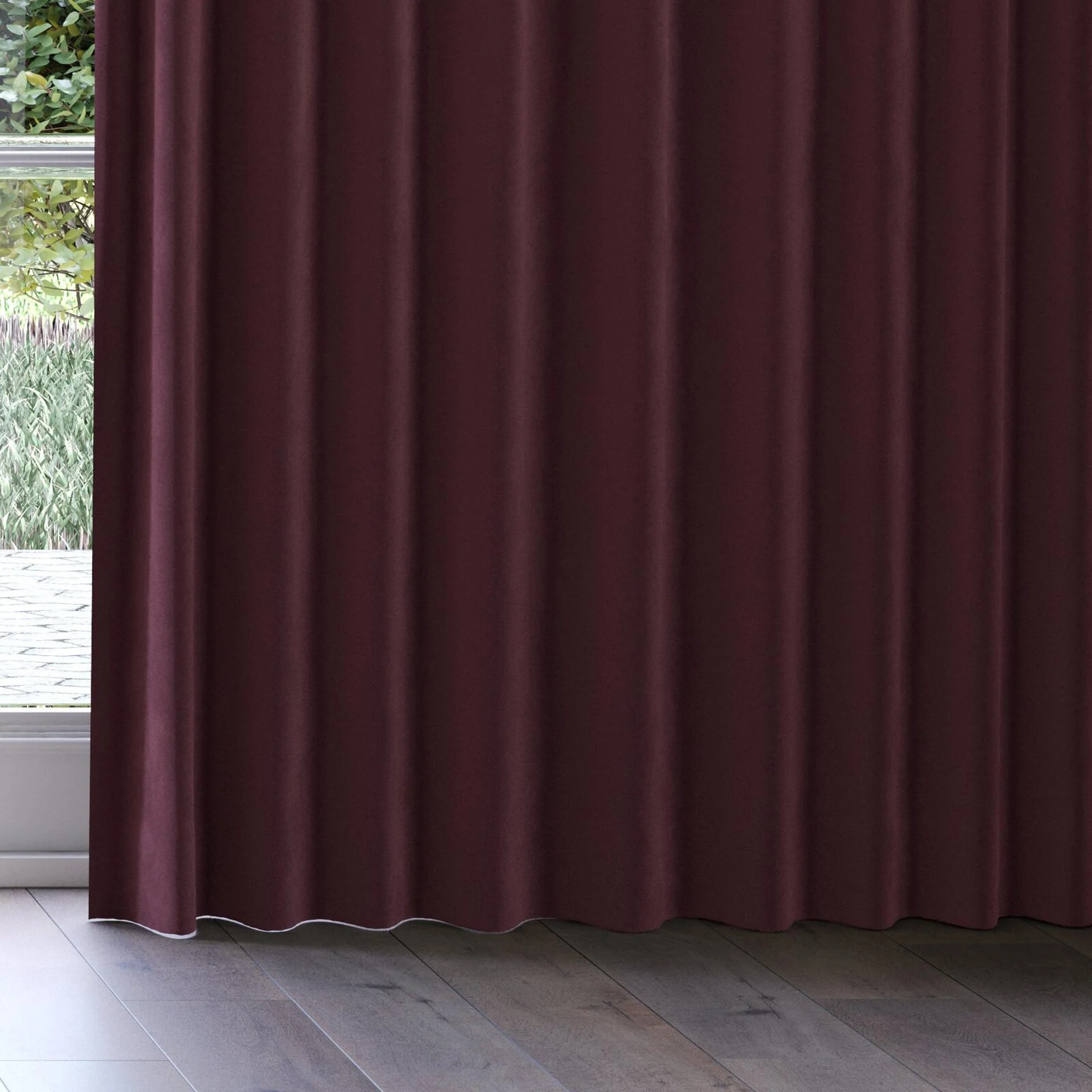 Bottom view of Verbier Porto, on curtain rail