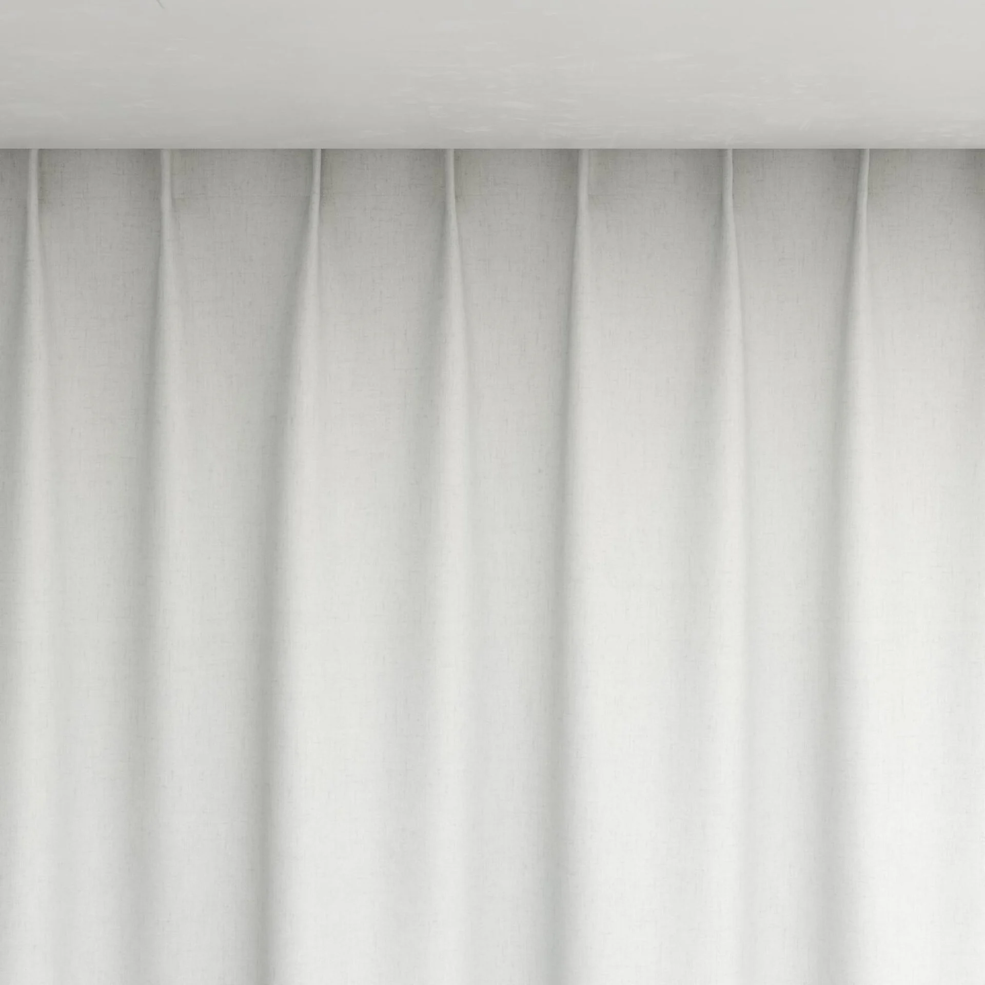 Top view of Stonewall Blackout Swan, pinch pleat
