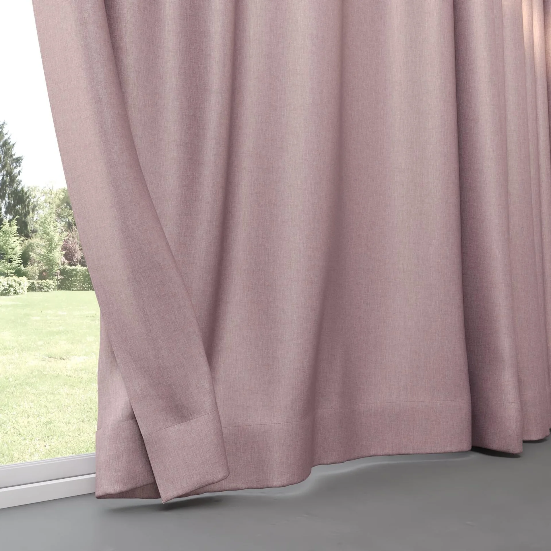 Bottom view of Matrix Blossom, pinch pleat