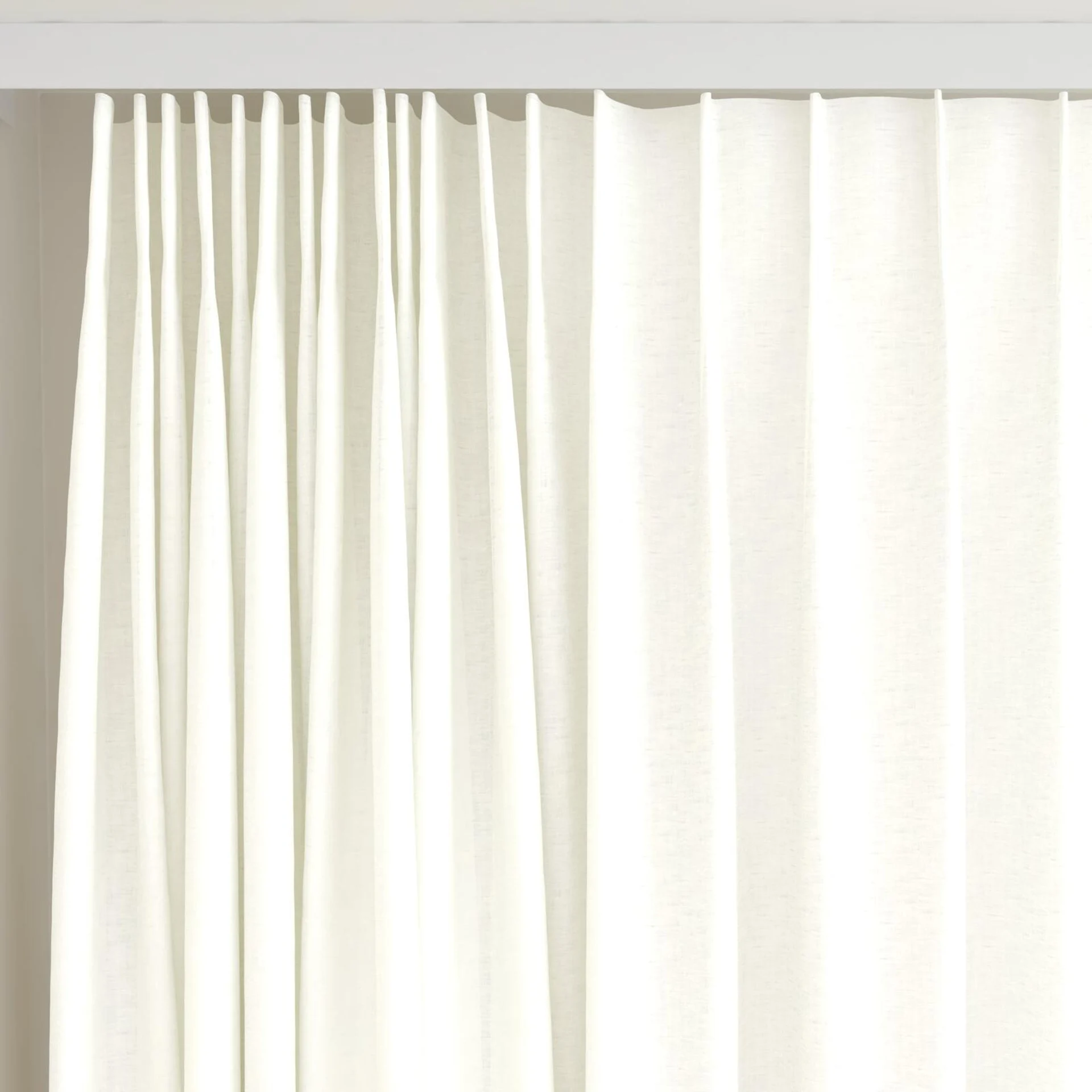 Top view of Kyoto Chalk, on curtain rail