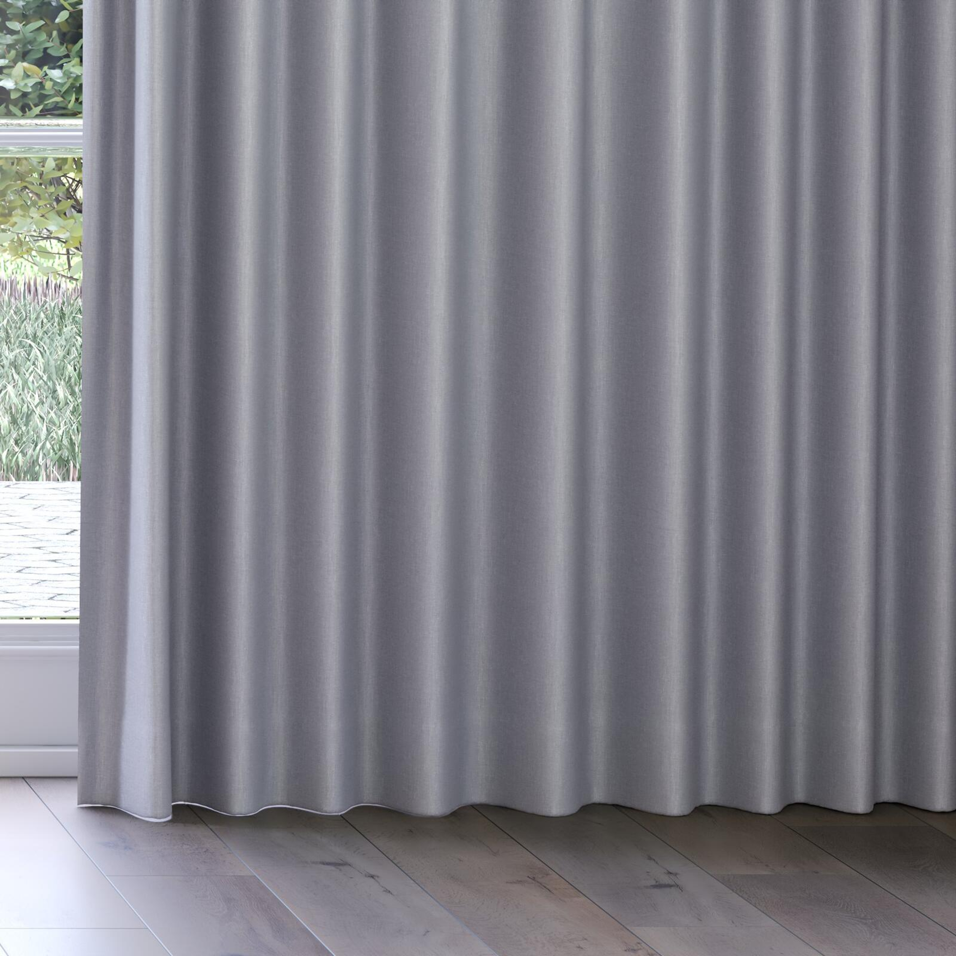 Bottom view of Bavaria Cloud, on curtain rail