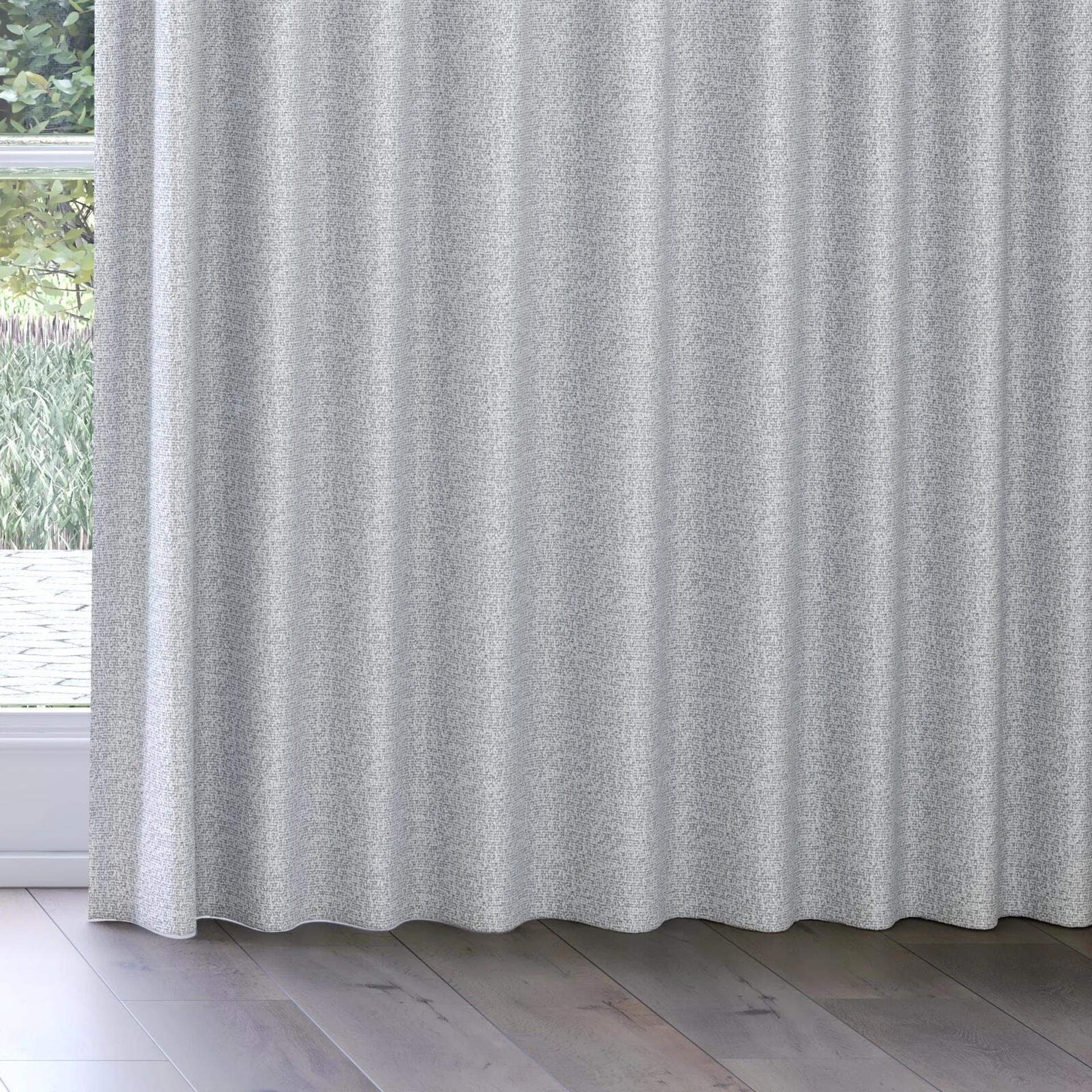 Bottom view of Sabik Stone, on curtain rail