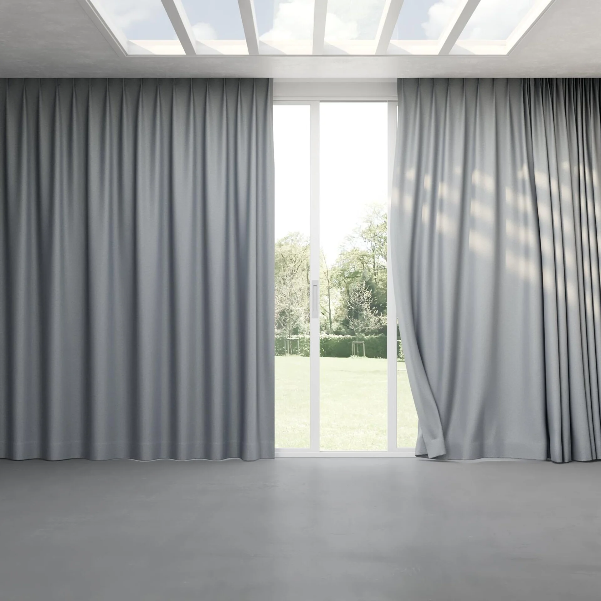 Full view of Kaomoji Mosaic, pinch pleat