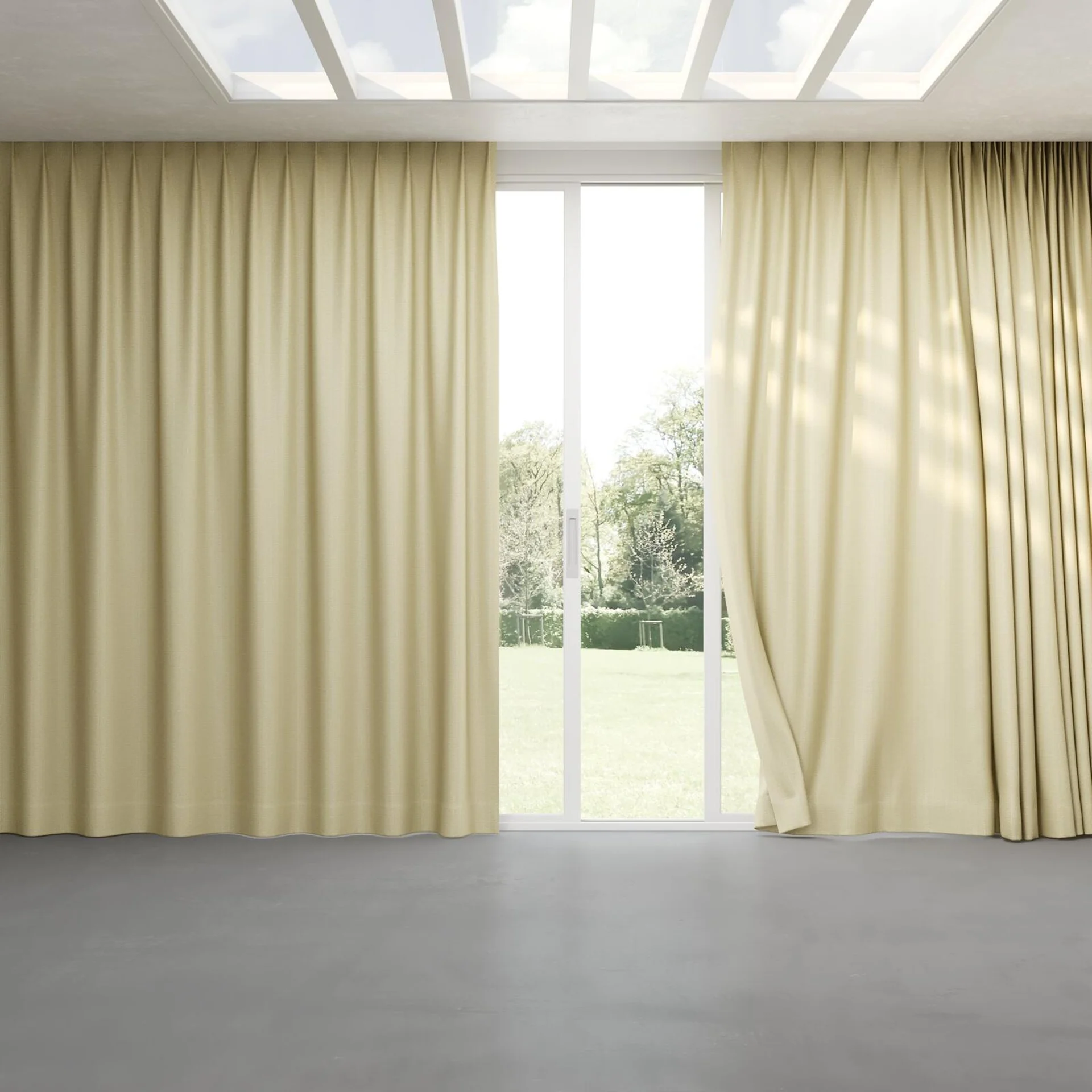 Full view of Kaomoji Lemon, pinch pleat