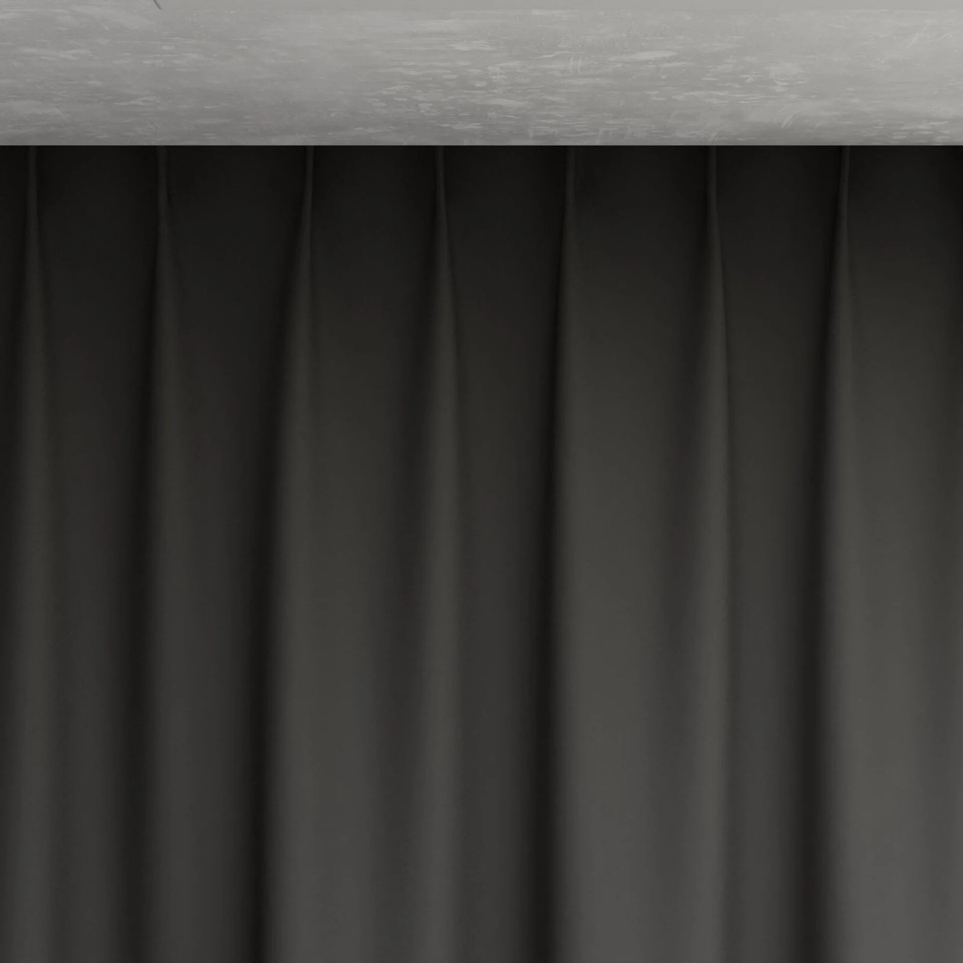 Top view of Quantum FR Onyx, pinch pleat