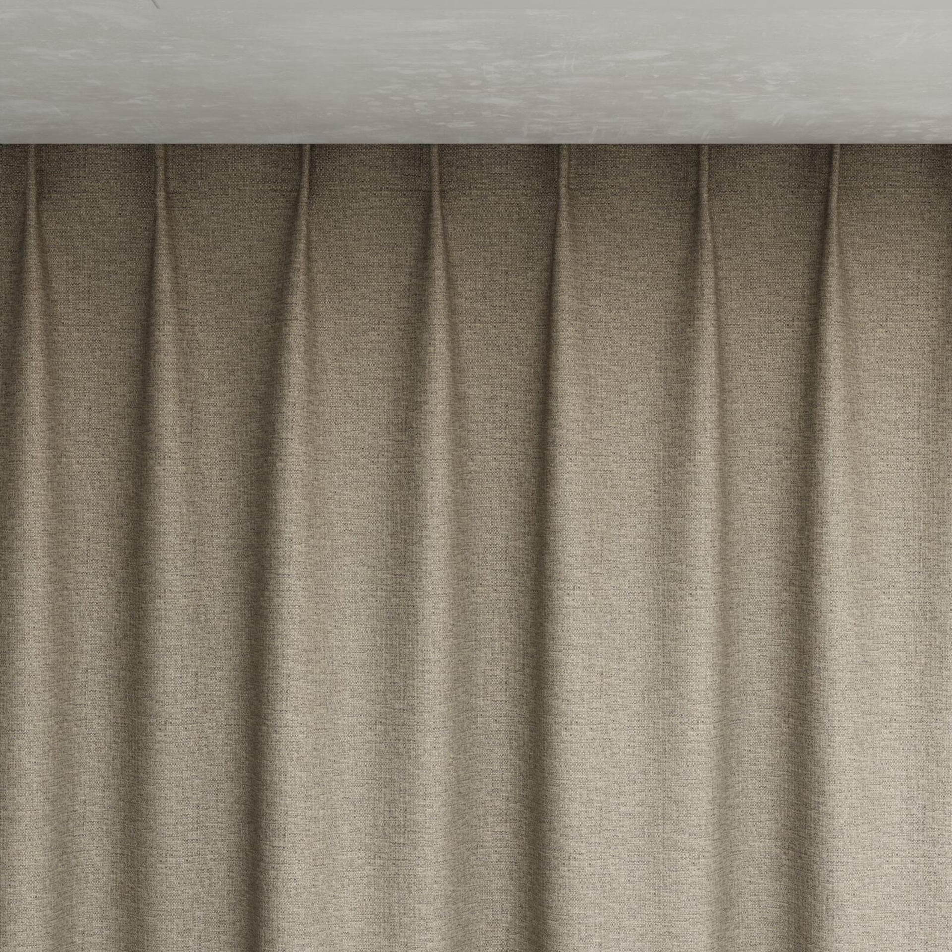 Top view of Bravo Oyster, pinch pleat
