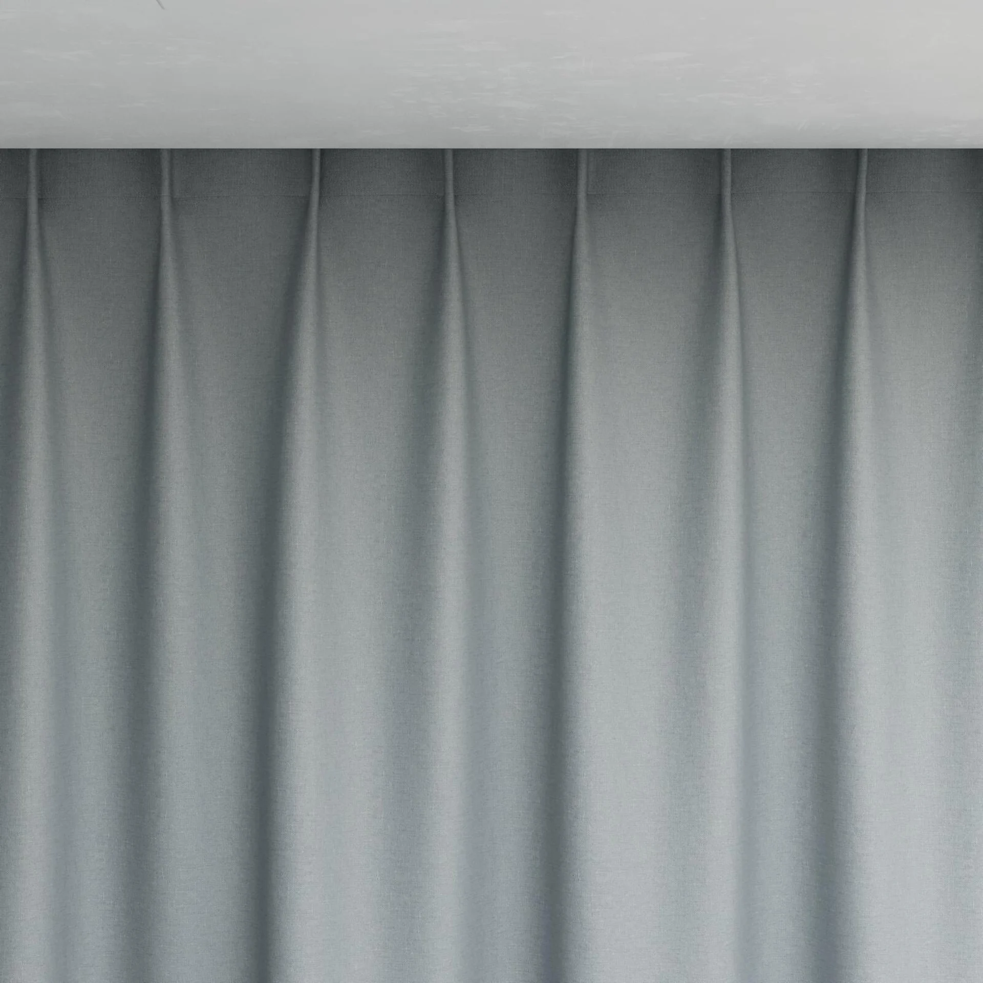 Top view of Infinite Powder Blue, pinch pleat