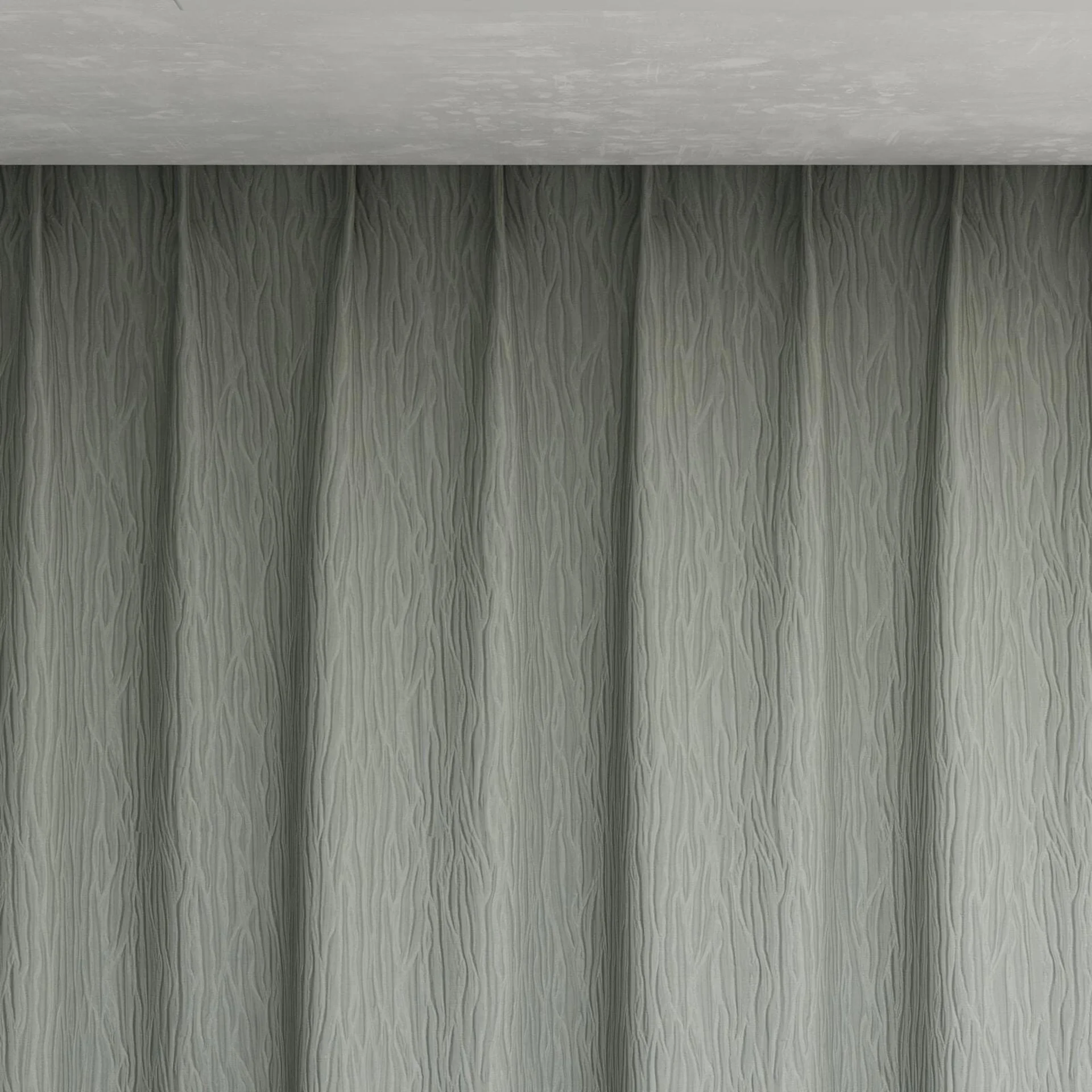 Top view of Sandrift Sage, pinch pleat