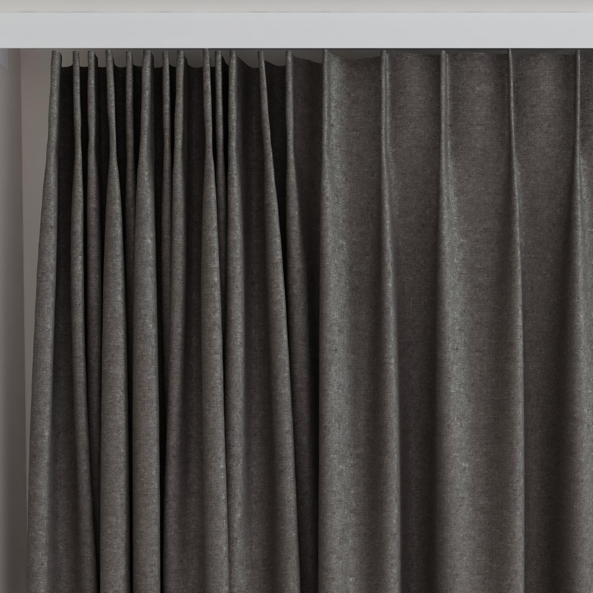 Top view of Drama Storm, on curtain rail