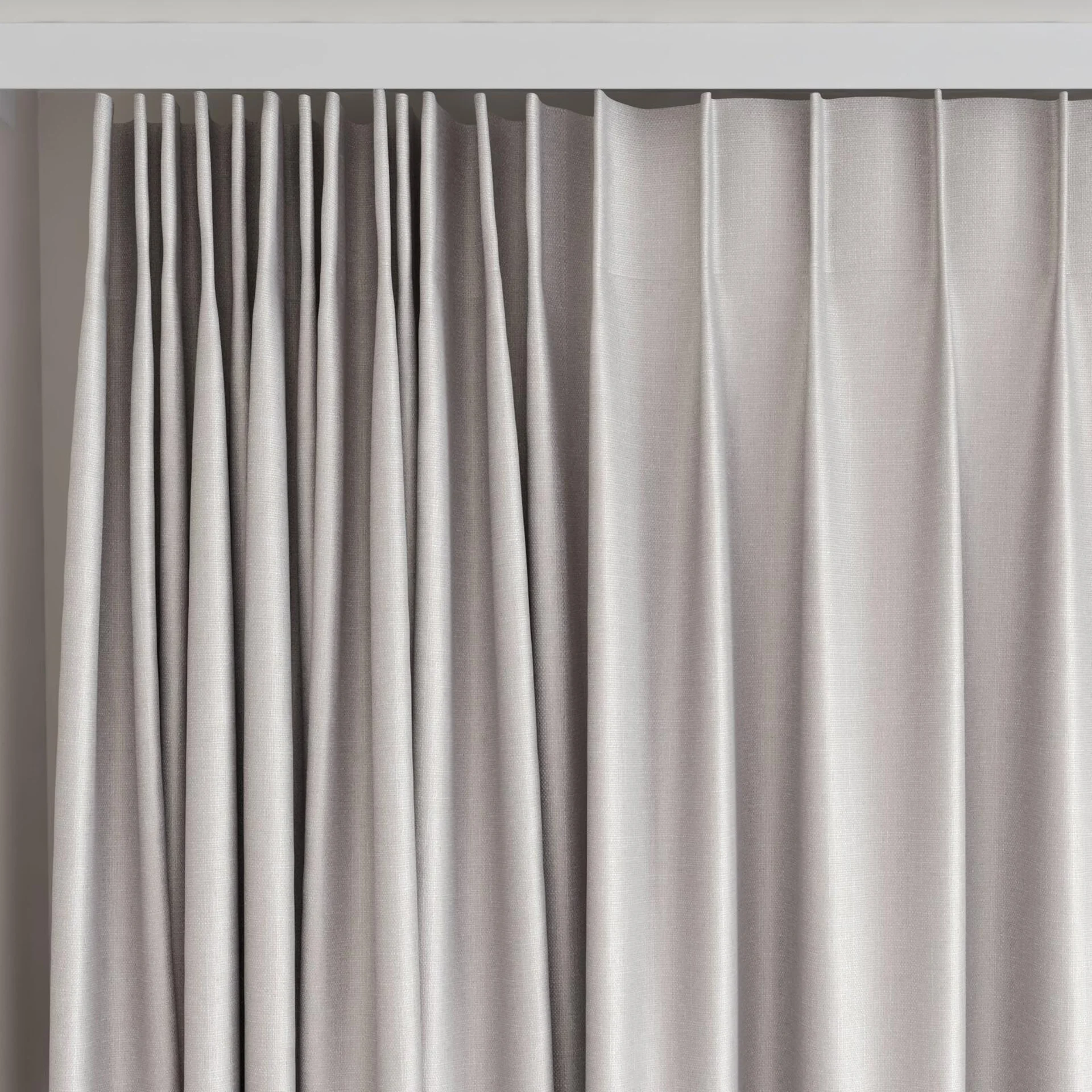 Top view of Stallion 2 UC Vapour, on curtain rail