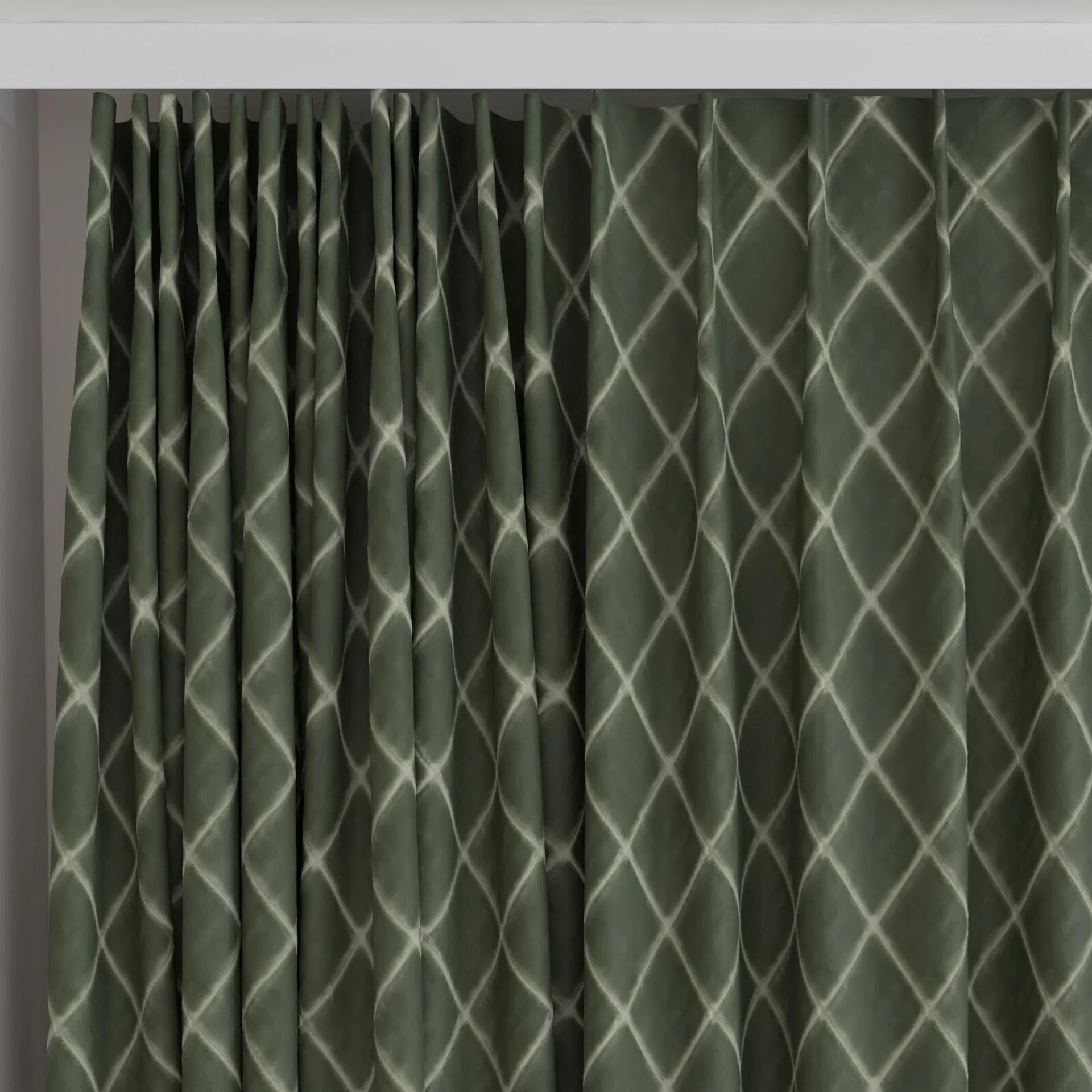 Top view of Pantheon Thyme, on curtain rail