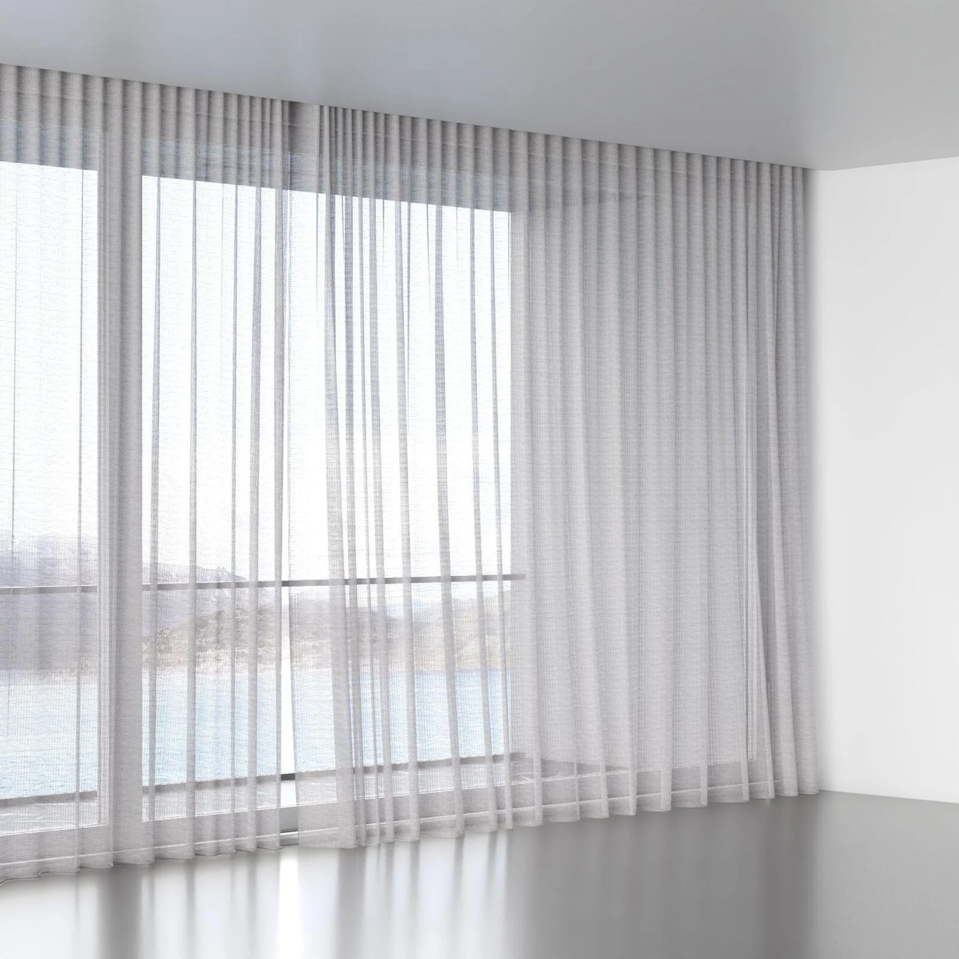 Full view of Jabberwocky Parma, wave pleat