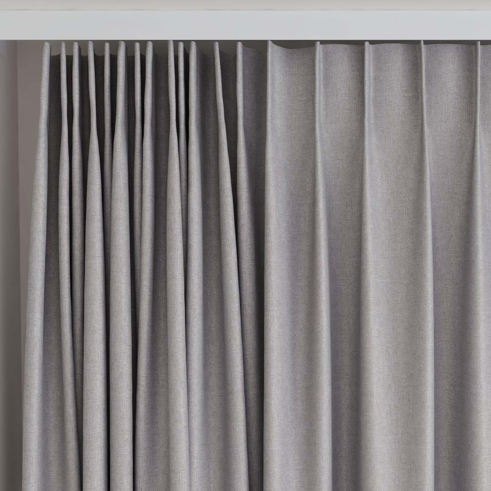Top view of Re Delis Beech, on curtain rail