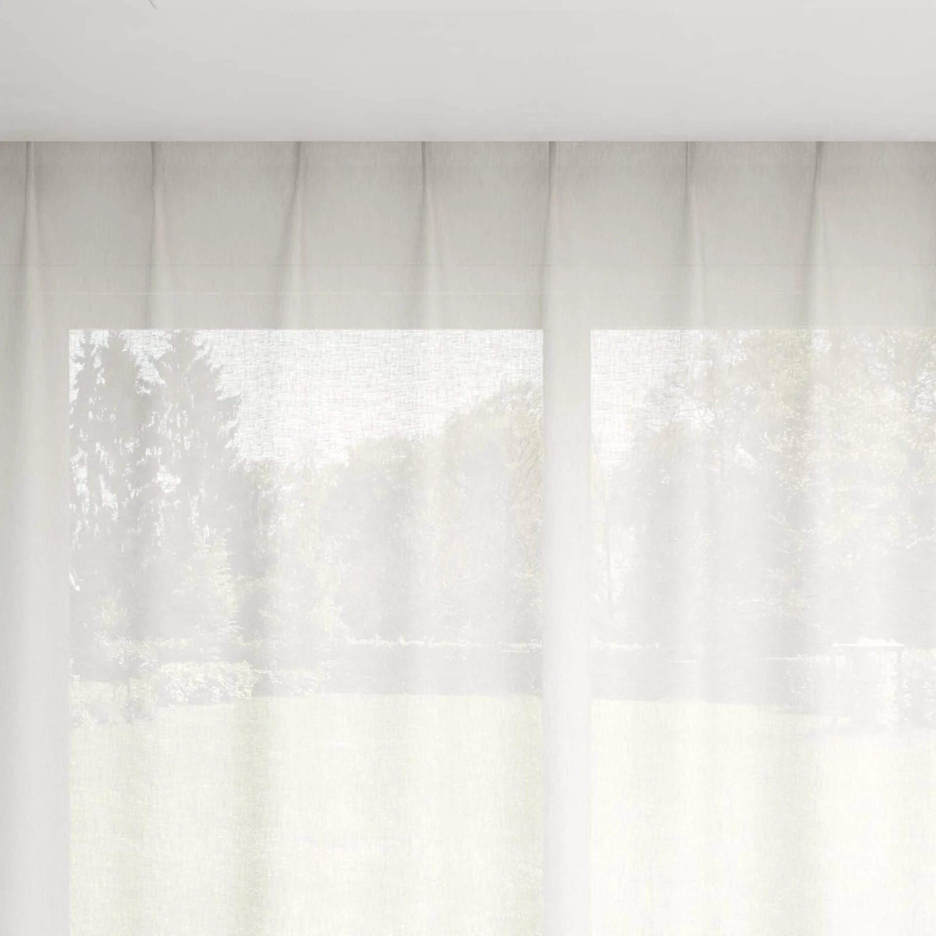Top view of Kyoto Ricepaper, pinch pleat